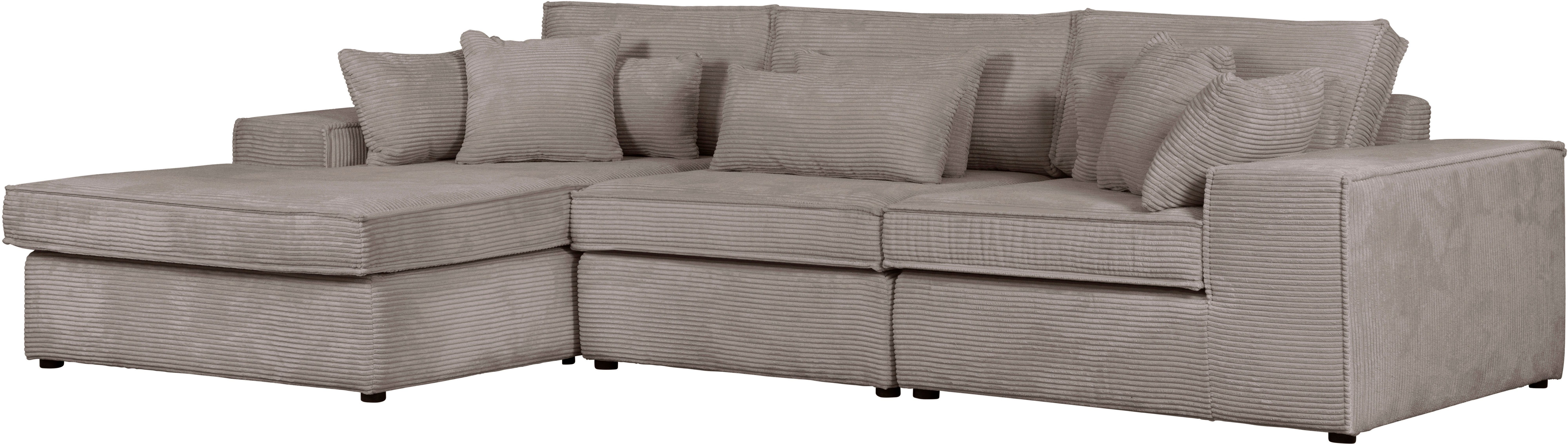 OTTO home Ecksofa Enid L-Form, 3 Teile, bestehend aus Modulen, in vielen Bezügen, auch in Breitcord