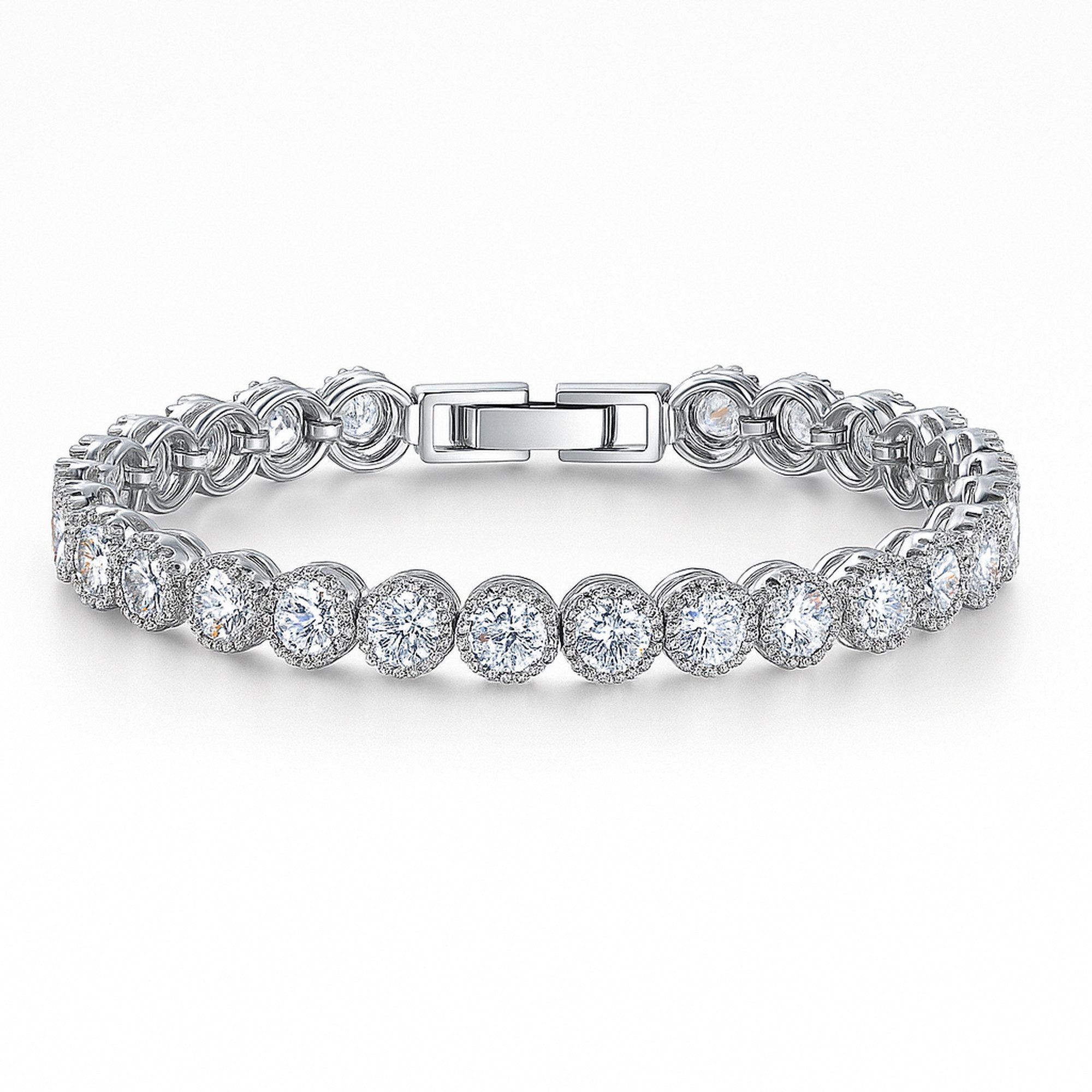 Kim Johanson Tennisarmband Emma (1-tlg), mit funkelnden Zirkonia-Kristallen