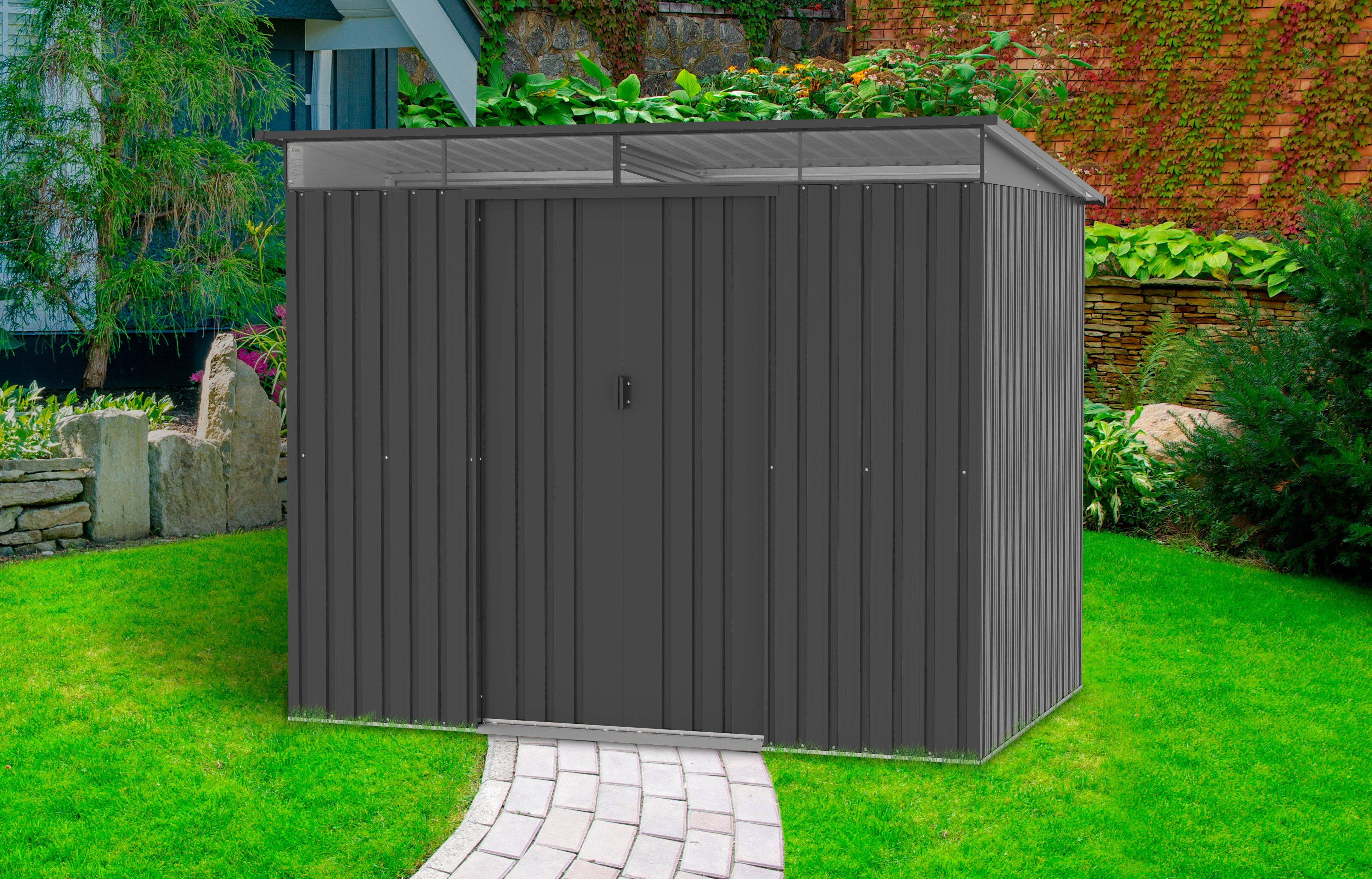 Tepro Gerätehaus Multi Shed XL Skylight, BxT: 263x184 cm, Metall