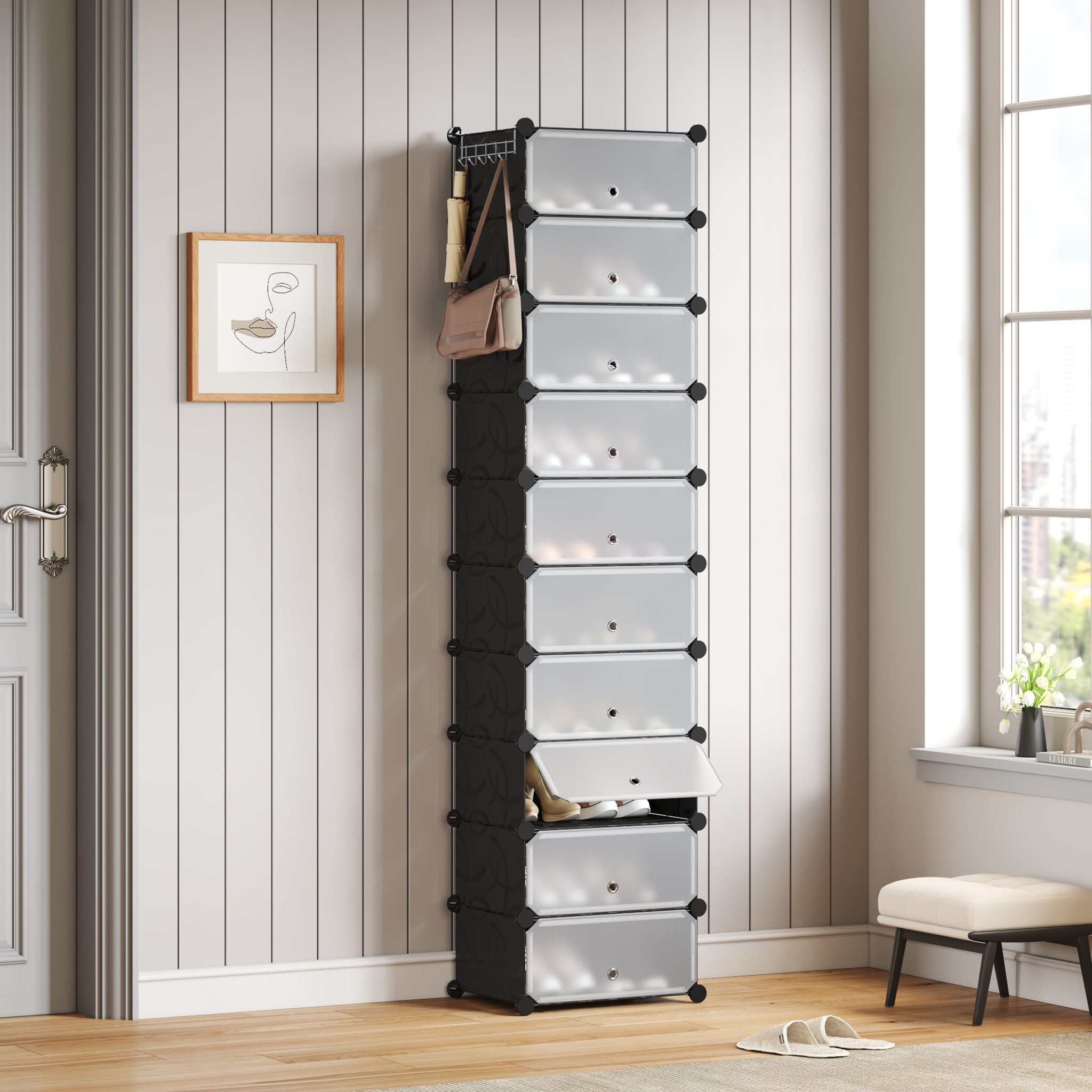Mondeer Schuhschrank Schuhregal (10 Fächer) mit günstig online kaufen