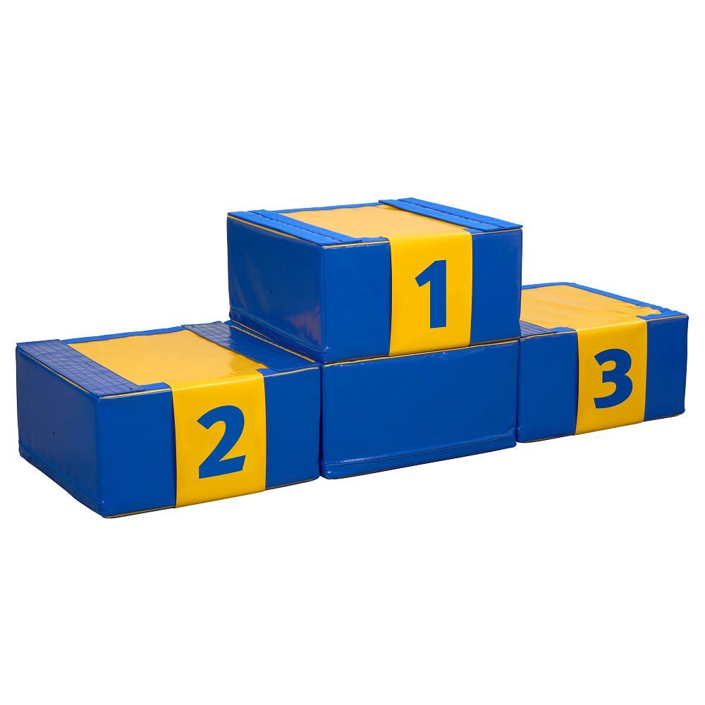 reivo Siegerpodest Siegerpodest Indoor, 4 Blöcke mit Klett und Flausch verbindbar