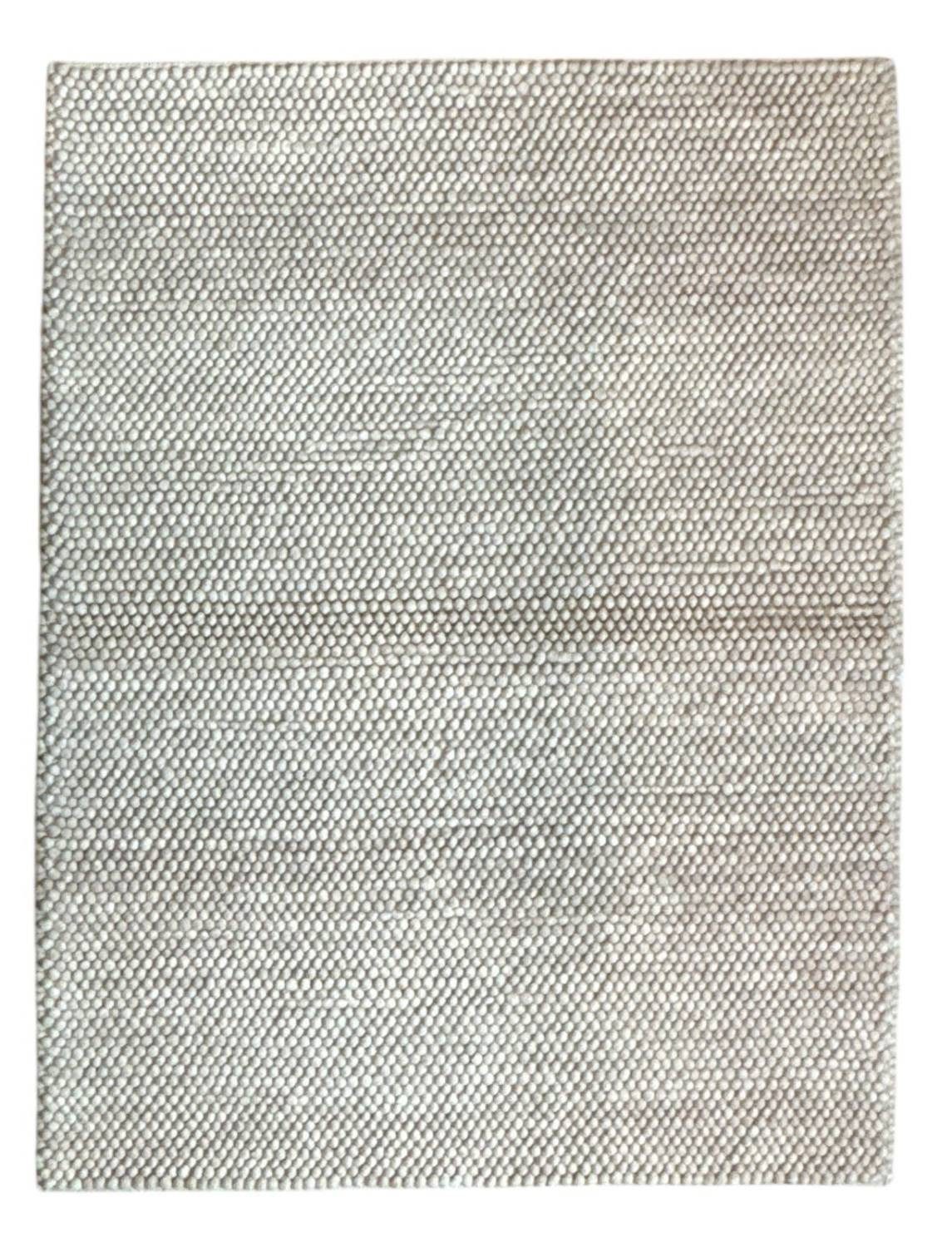 Rug Studios Teppich HANDWEBTEPPICH MAYA HANDGEWEBT, Rechteckig, Höhe: 20 mm, Handgewebt, 120 x 180 cm, Beige-Silber