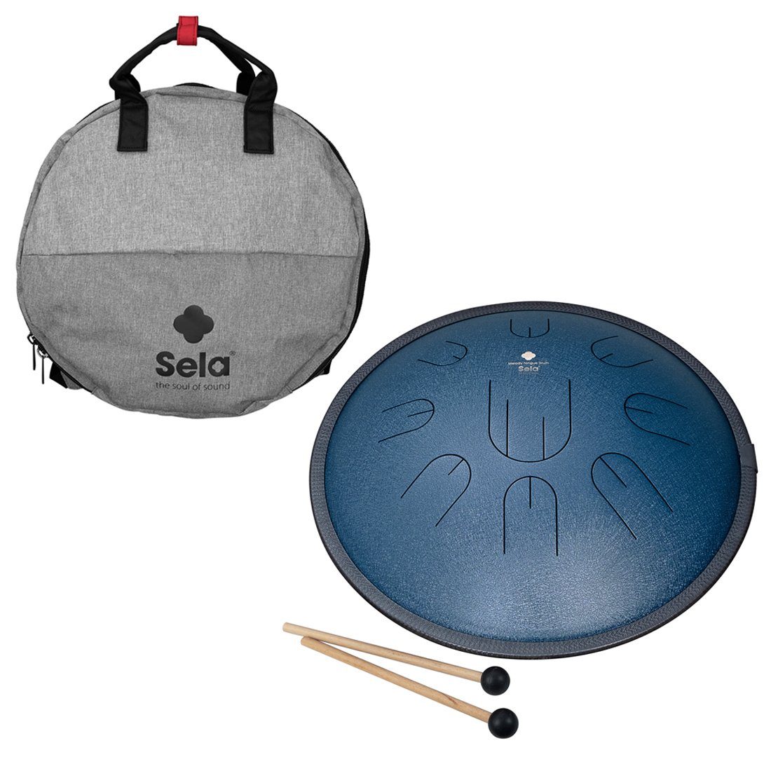 Sela Steel Tongue Drum Sela SE 381 Melody Tongue Drum D Amara Navy Blue