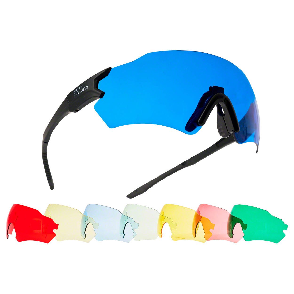 ARTZT neuro Sonnenbrille ARTZT neuro Farbbrillen-Set Sport für Neuroathleti