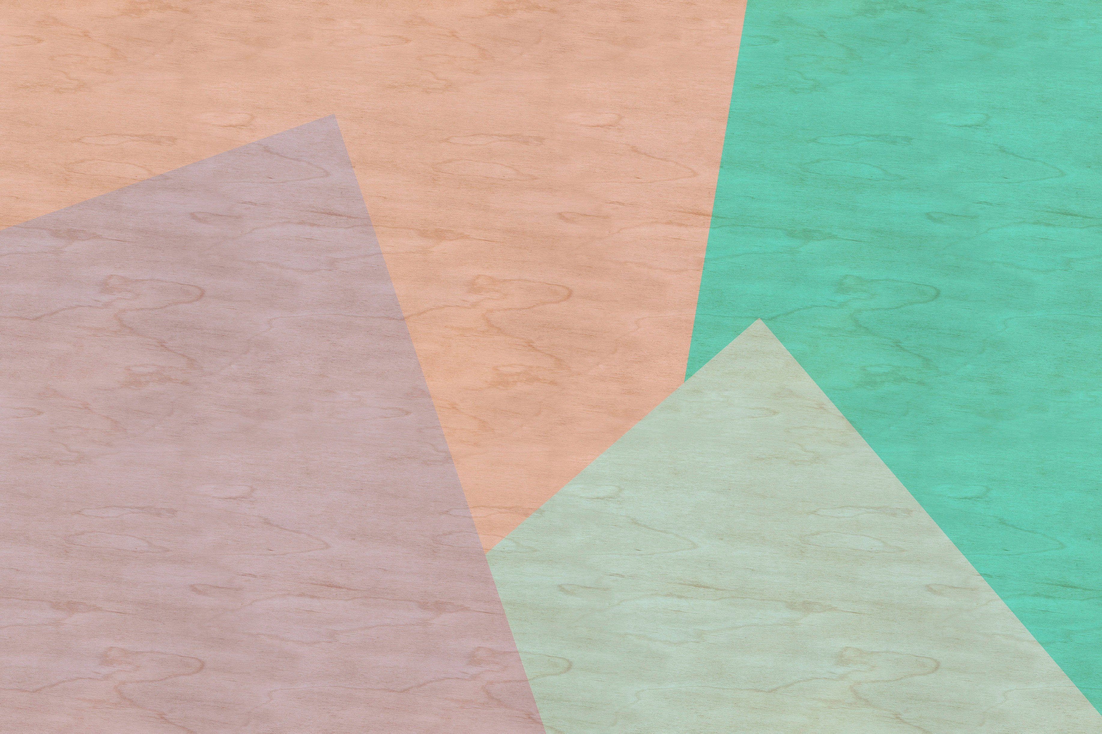 A.S. Création Leinwandbild inlay, Abstrakt grün, Abstrakt bunt, Keilrahmen (1 Geometrisch St), Grafisch Bunt Farben braun Bild