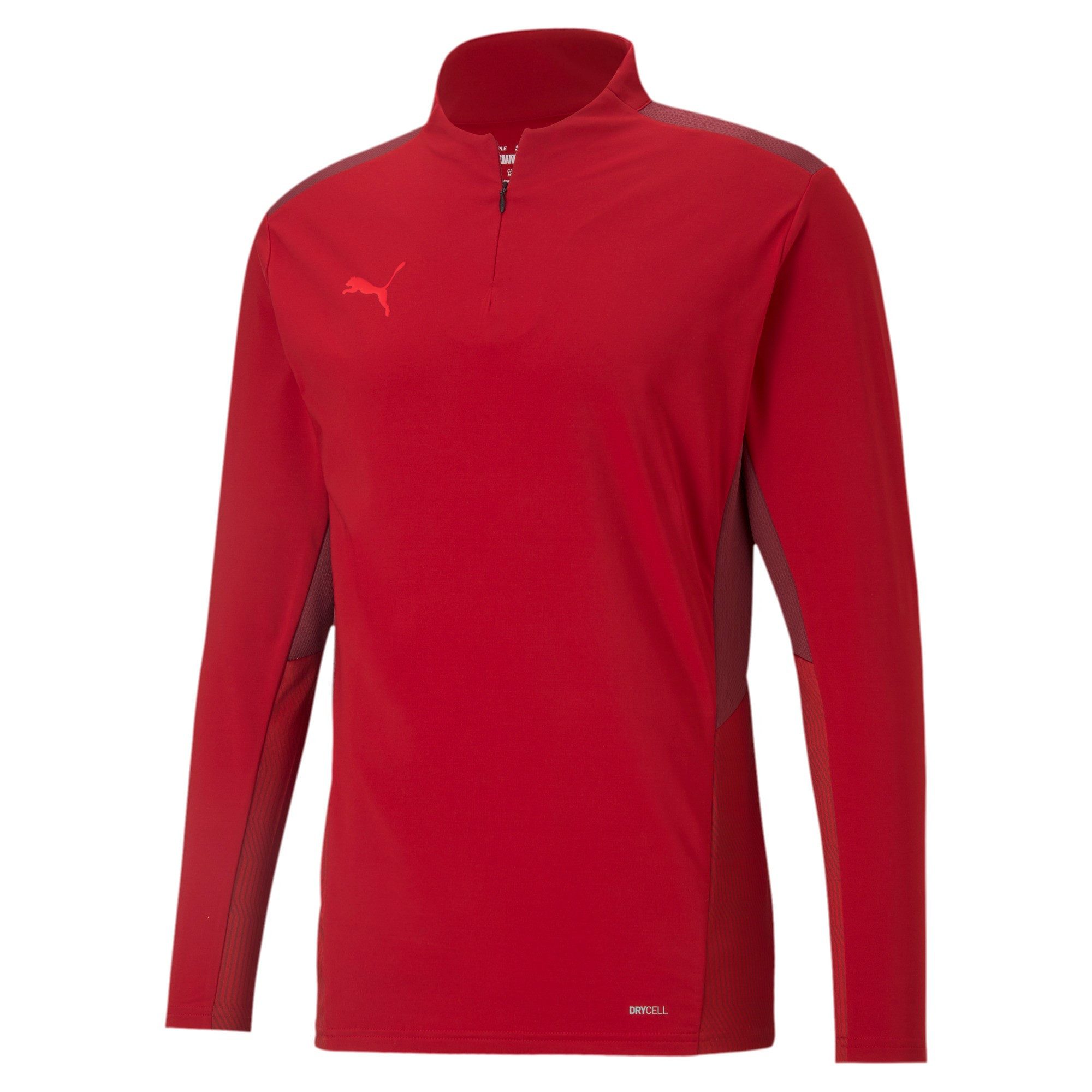 Langarmshirt Puma Herren Langarmshirt teamCUP 1/4 Zip Top 656728