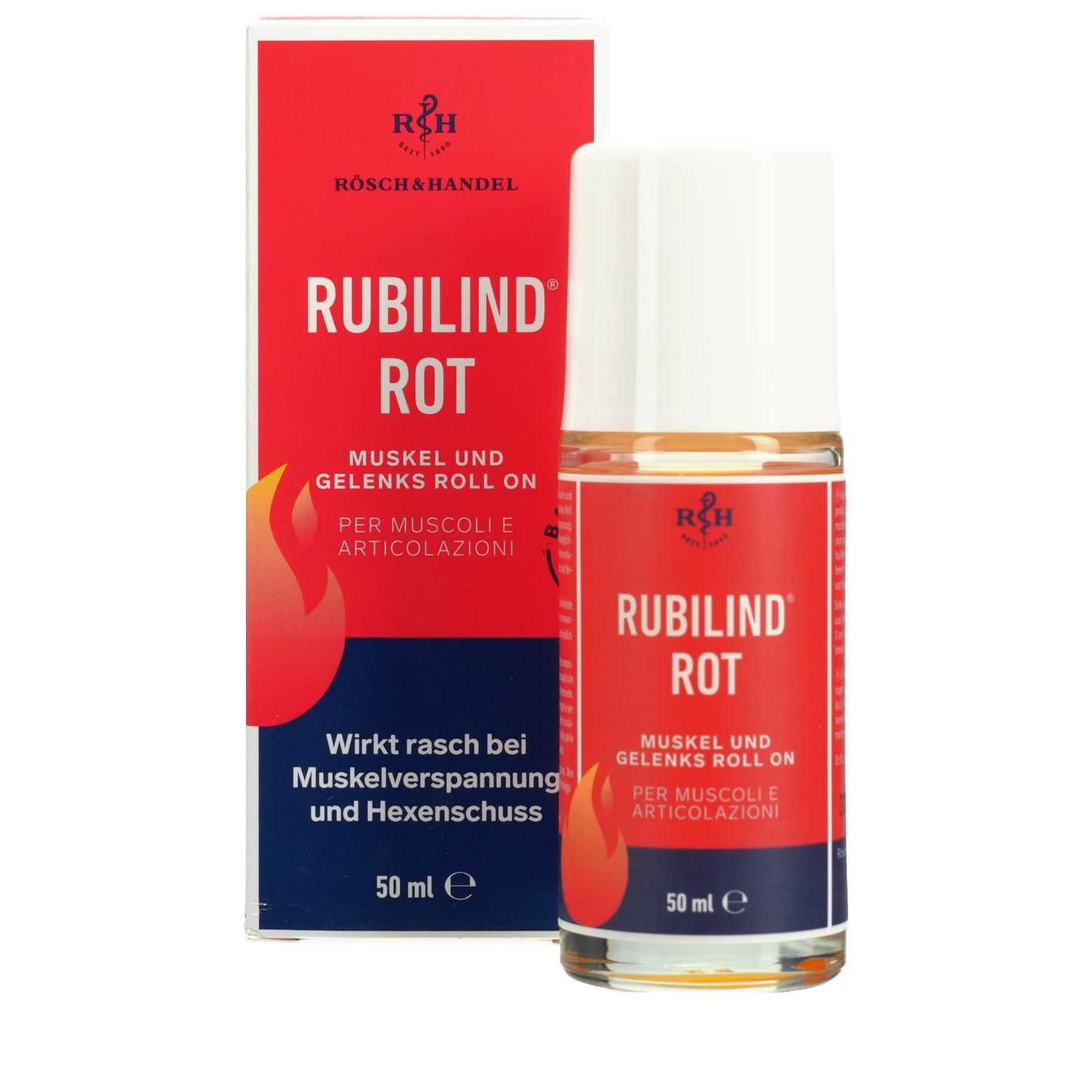 BANO Healthcare GmbH Hautcreme RUBILIND rot Muskel und Gelenks Roll-on