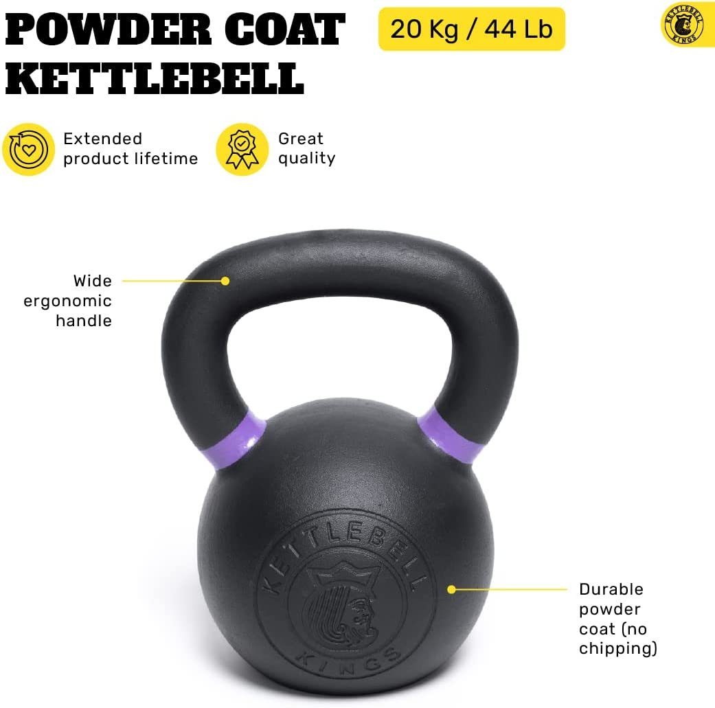 18 Schwarz Kings Dumbbell, Kggußeisen Kettlebell