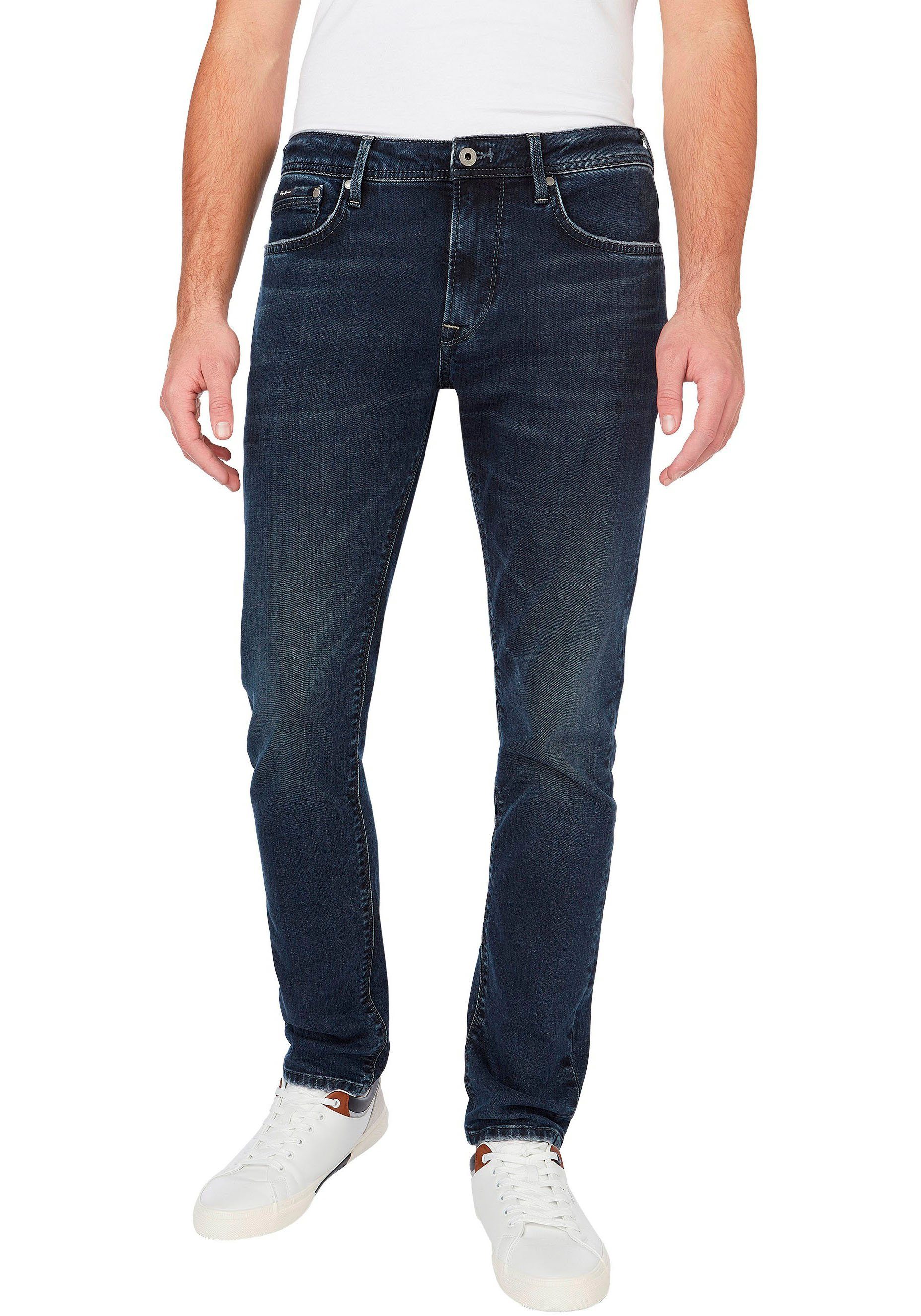 Pepe Jeans Tapered-fit-Jeans STANLEY blueblack