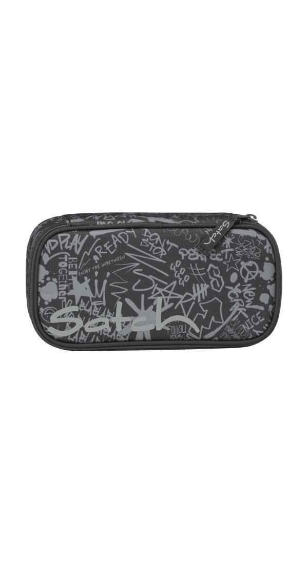 Satch Federmäppchen Schlamperbox, (2-tlg), inklusive Geodreieck und Stundenplan