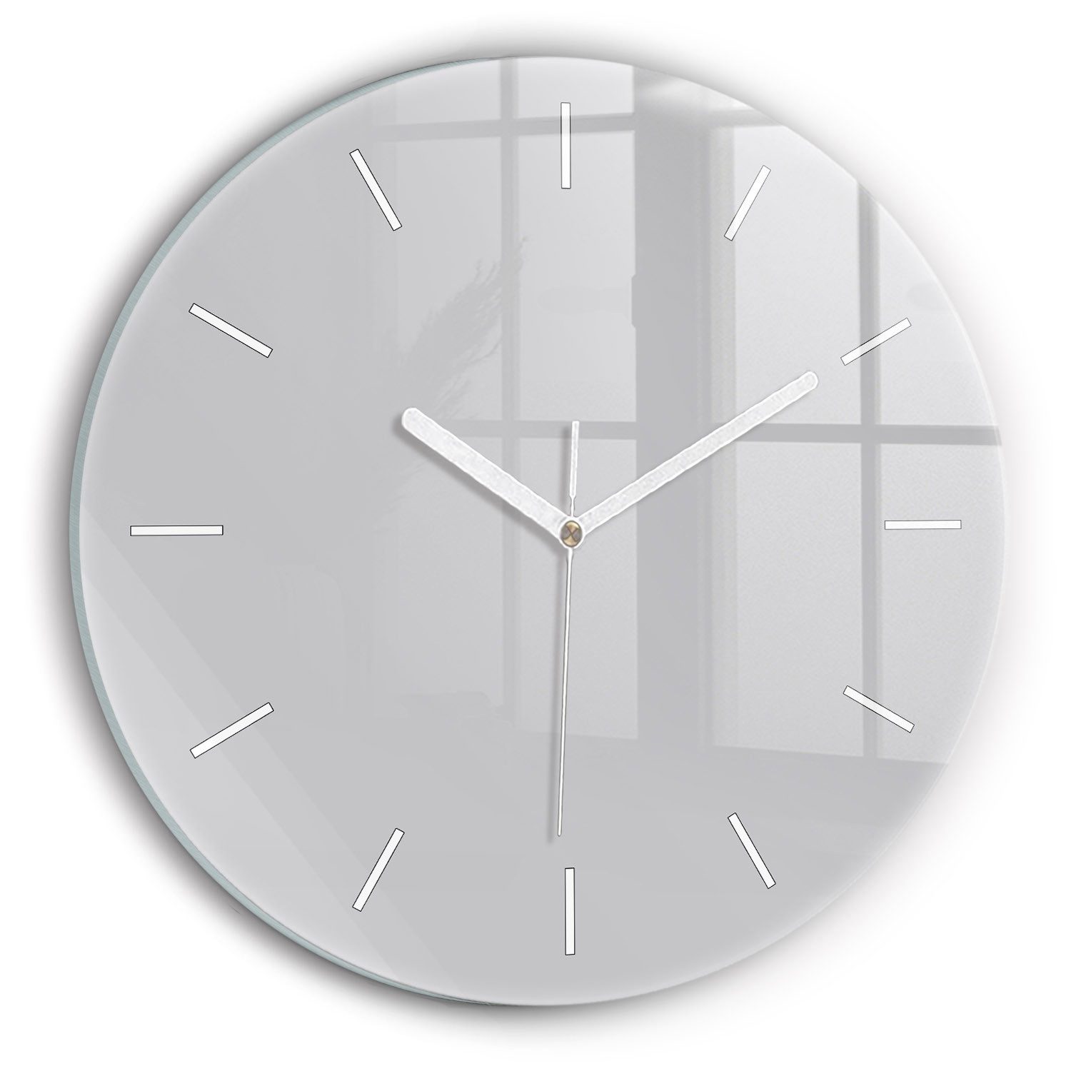 Tulup Wanduhr Wanduhr Glasrunde Uhr Moderne günstig online kaufen