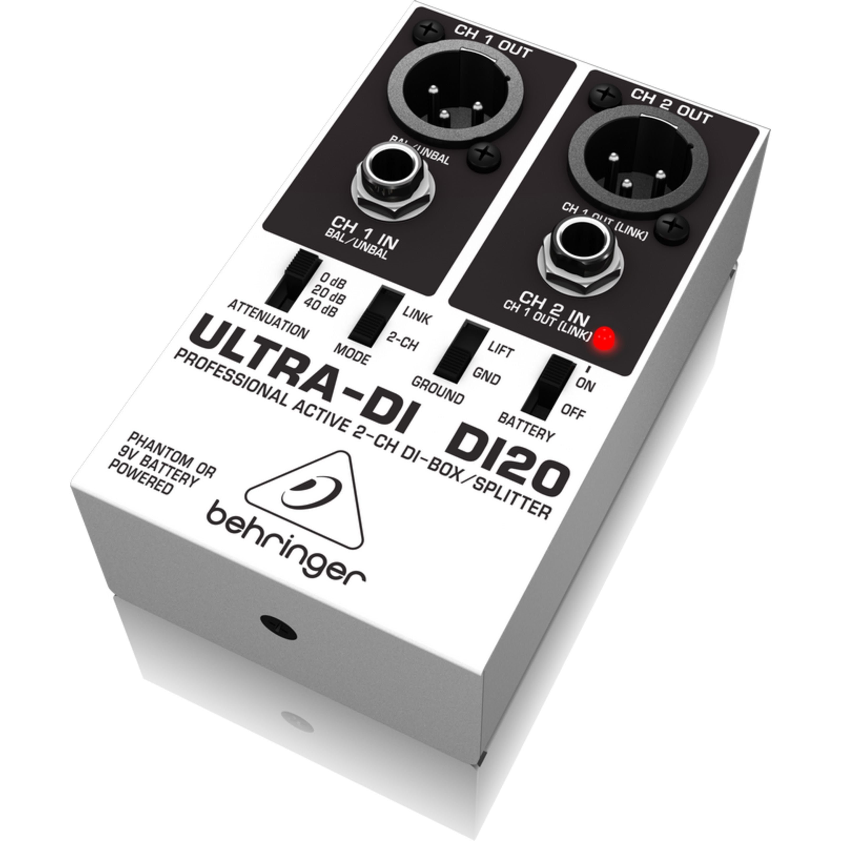 Behringer Audio-Wandler, (Zubehör, DI-Boxen), DI20 Ultra-DI active DI-Box - DI Box