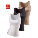 vivance active Unterhemd (3er-Pack) aus weicher Microfaser, Tanktop, Unterziehshirt