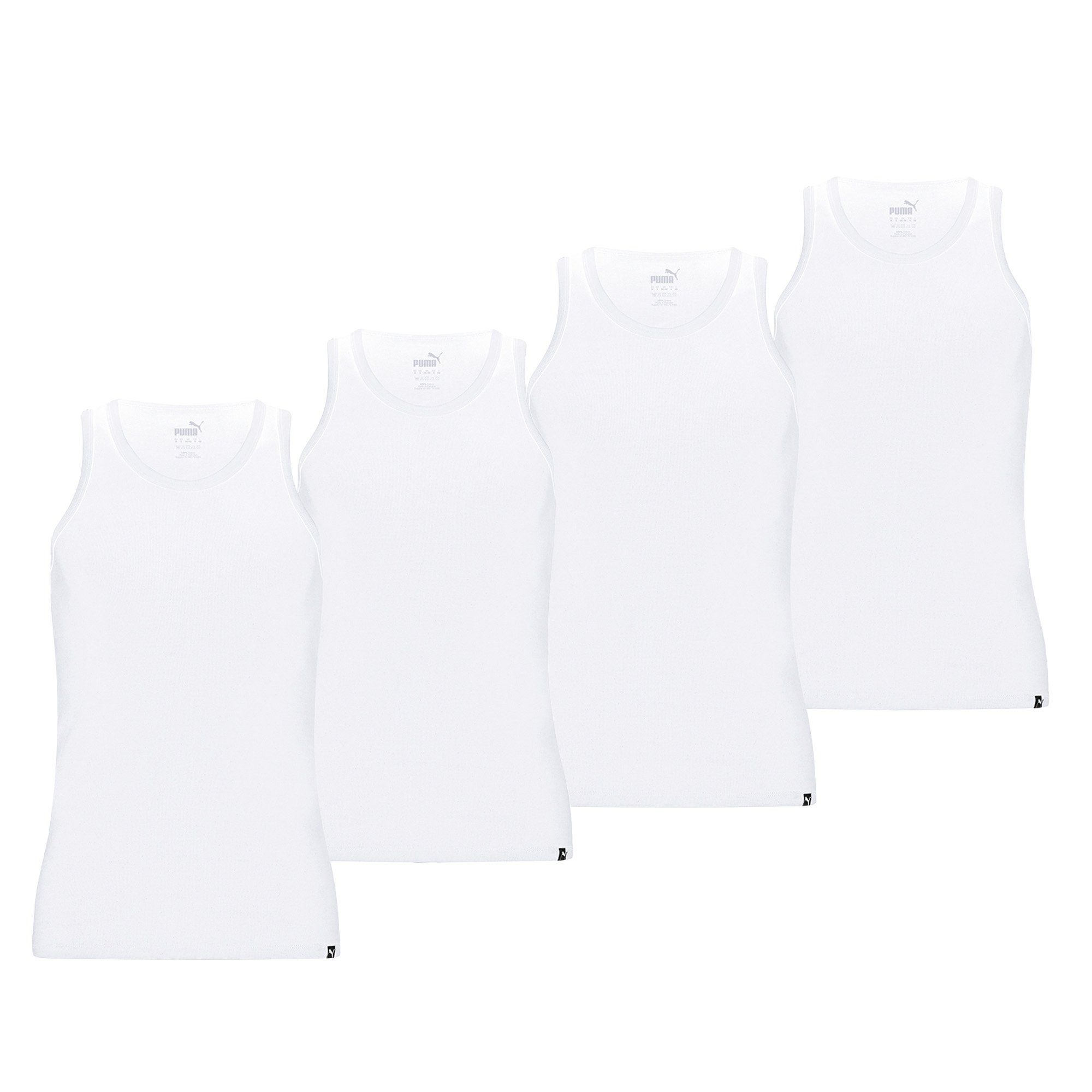 PUMA Unterhemd Herren Unterhemd 4er Pack günstig online kaufen