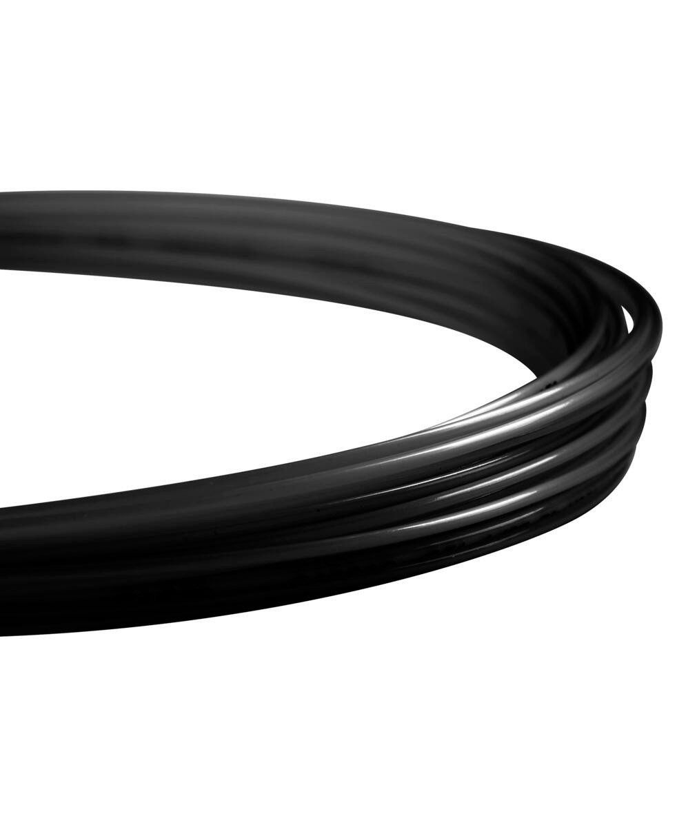 Luxilon Tennissaite 4G (Haltbarkeit+Power) schwarz 200m Rolle, Saitendicke: 1.25
