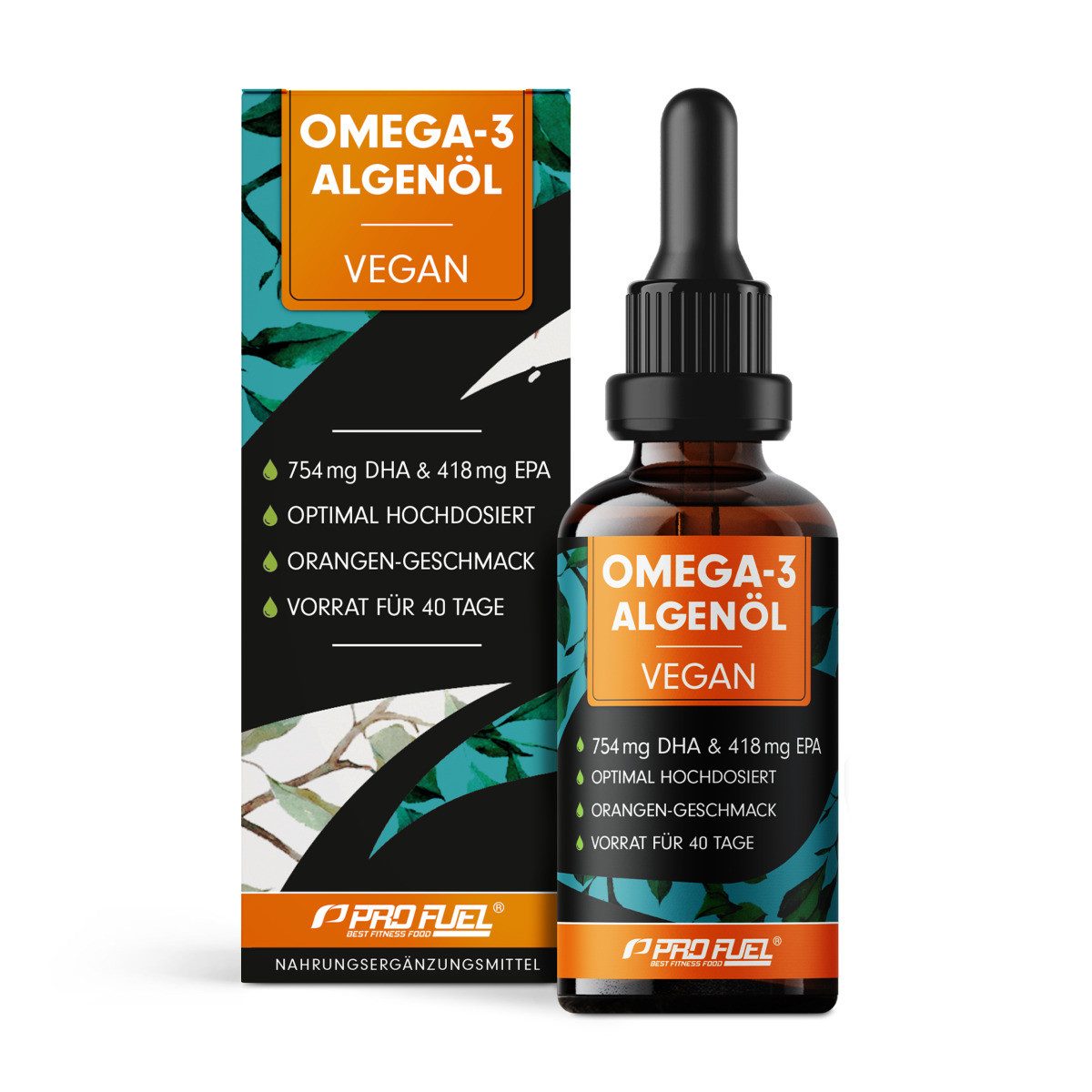 ProFuel Omega 3 Algenöl Tropfen 100ml Tropfen, 100 ml, Tropfen