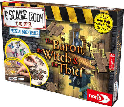 Noris Spiel, Strategiespiel »Puzzle Abenteuer - The Baron, The Witch & The Thief«, Escape Room Das Spiel