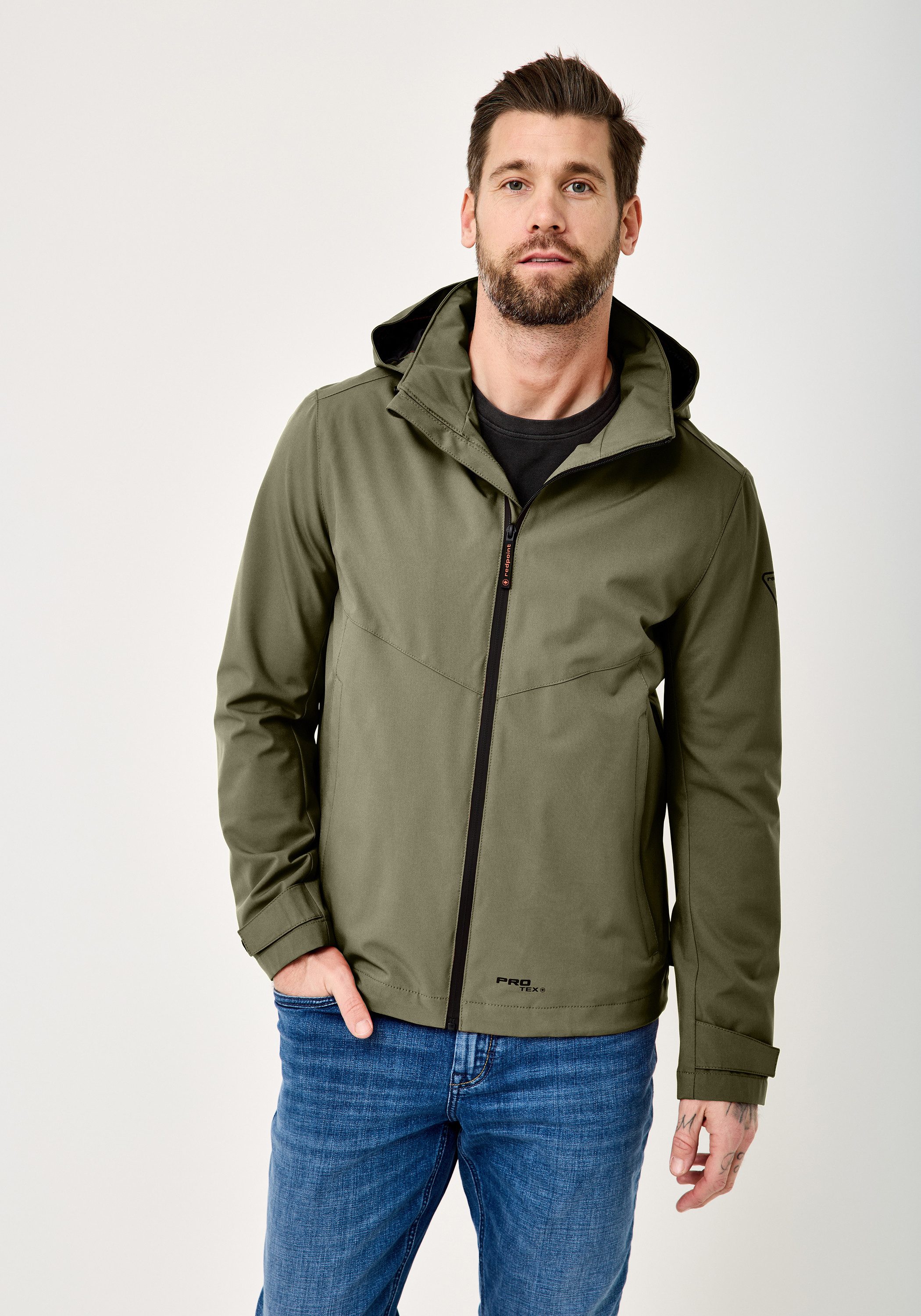 Redpoint Funktionsjacke LEN 4.0 Wasserdichte Outdoorjacke mit Stretch