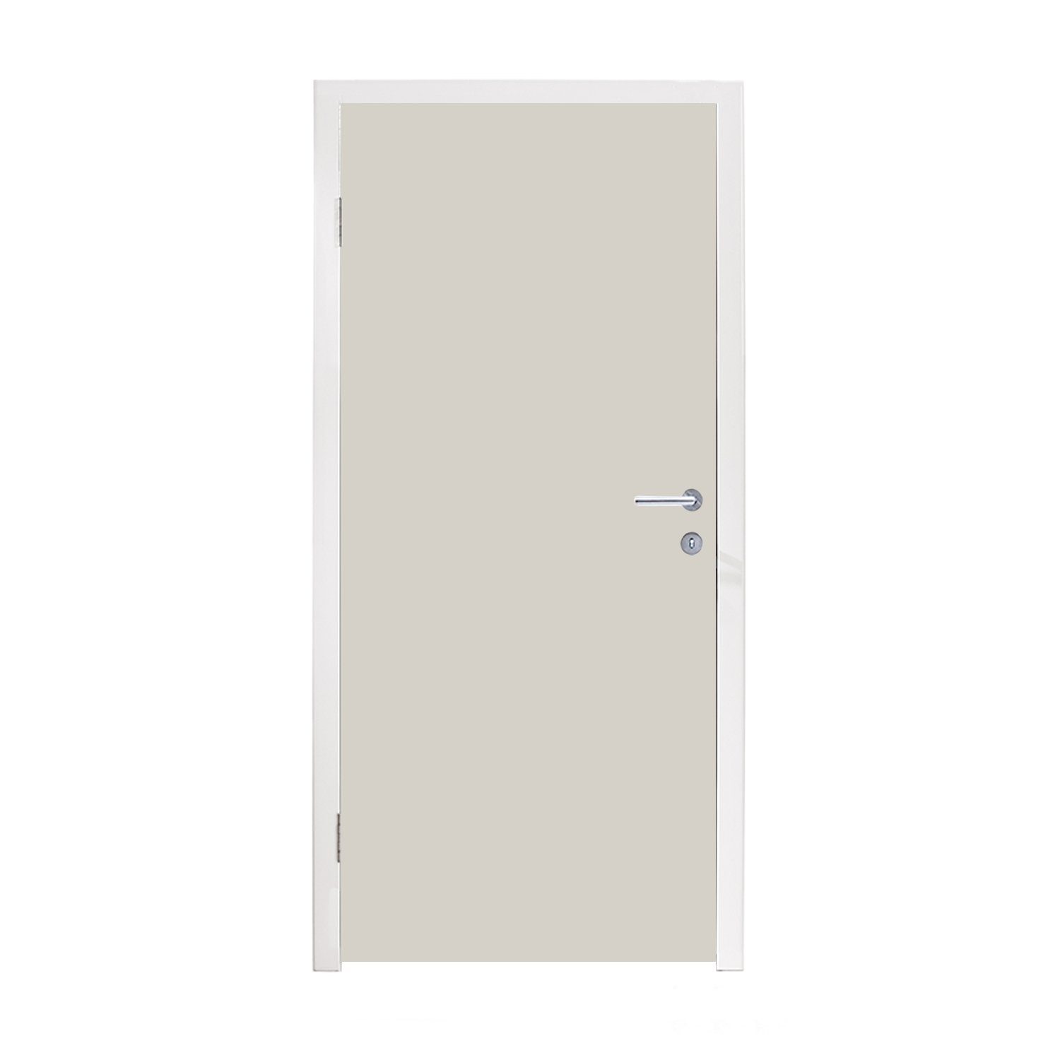 MuchoWow Türtapete Grau - Hell - Herbst, Matt, bedruckt, (1 St), Fototapete für Tür, Türaufkleber, 75x205 cm