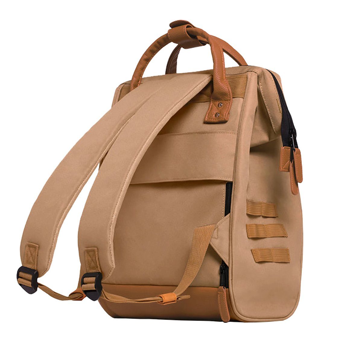 CABAIA Rucksack Adventurer Medium Kuala Lumpur (Set, 3-tlg., inkl. 2 auswechselbaren Vordertaschen), Tagesrucksack mit austauschbaren Vordertaschen