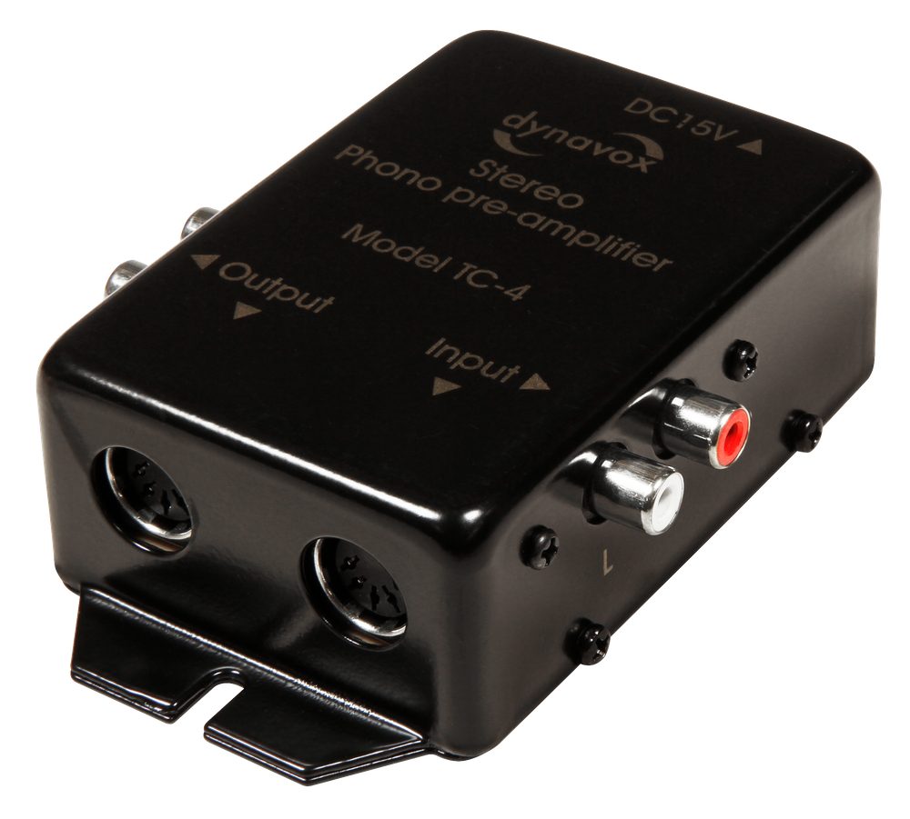 ETT Verstärker (Phonovorverstärker TC-4 dynavox, schwarz, Stereo)