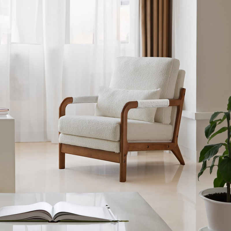 REDOM Кресла mit Kissen und Holzbeine bis 90kg, für Wohnzimmer