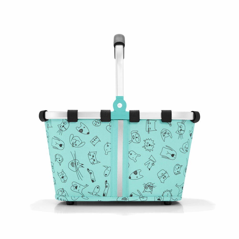 REISENTHEL® Einkaufskorb carrybag XS kids cats and dogs mint 5 L