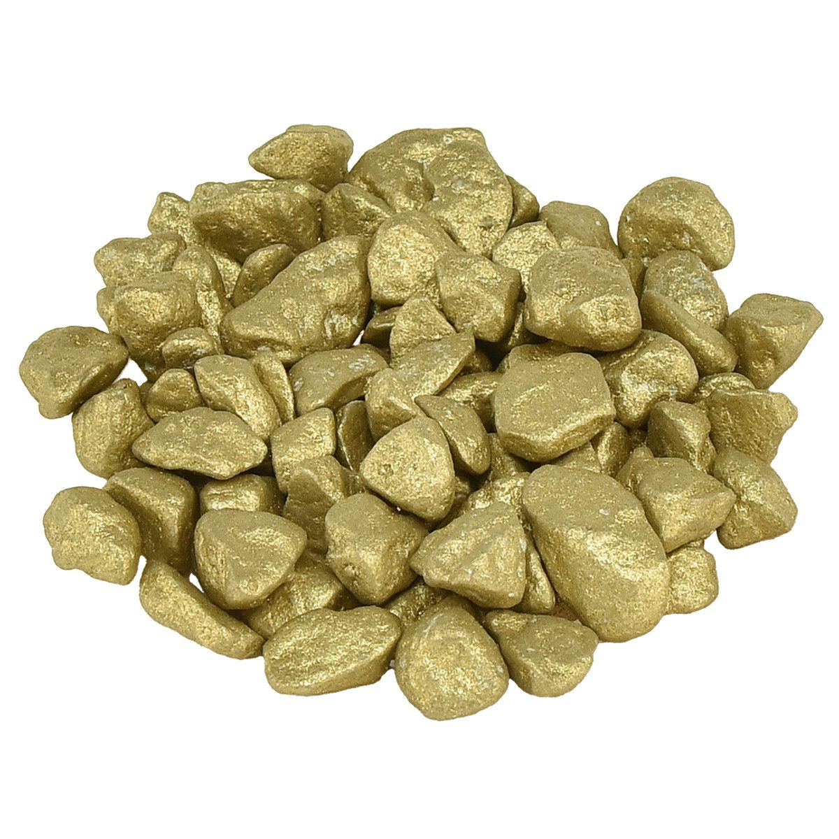 Viana Dekosand Deko-Tischsteine Gelbgold Streudeko Natürsteine 9-13mm 2kg