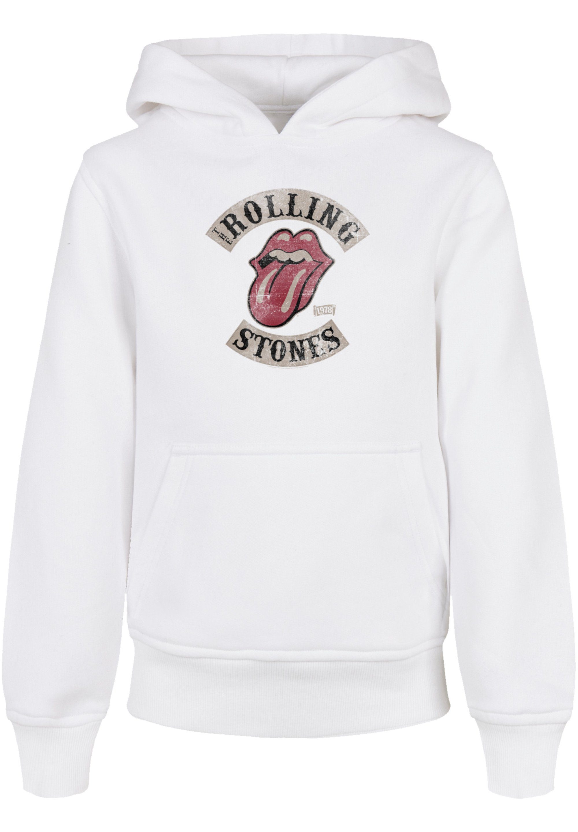 F4NT4STIC Kapuzenpullover The Rolling Stones Tour '78 Print weiß