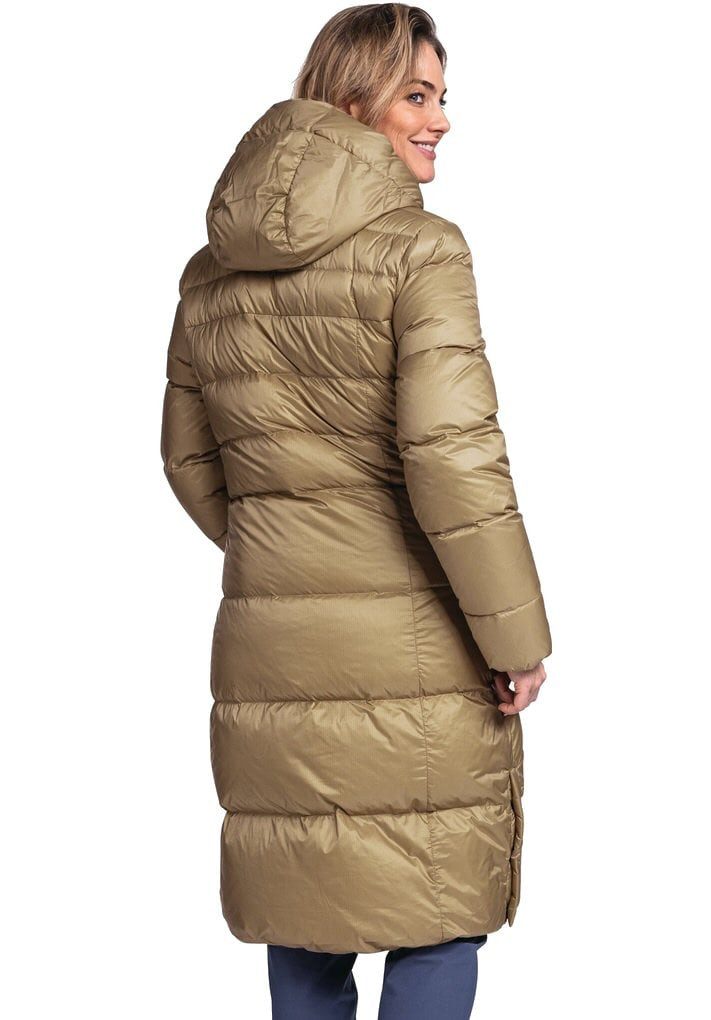 Schöffel Wintermantel Kenosha (Daunenmantel, winddicht, wasserabweisend) beigebraun Damen