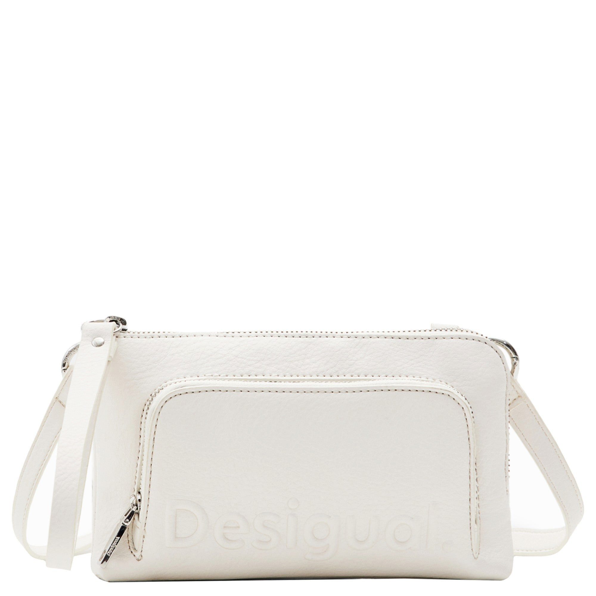 Desigual Umhängetasche Half Logo 24 Lisa - Umhängetasche 20 cm (white)