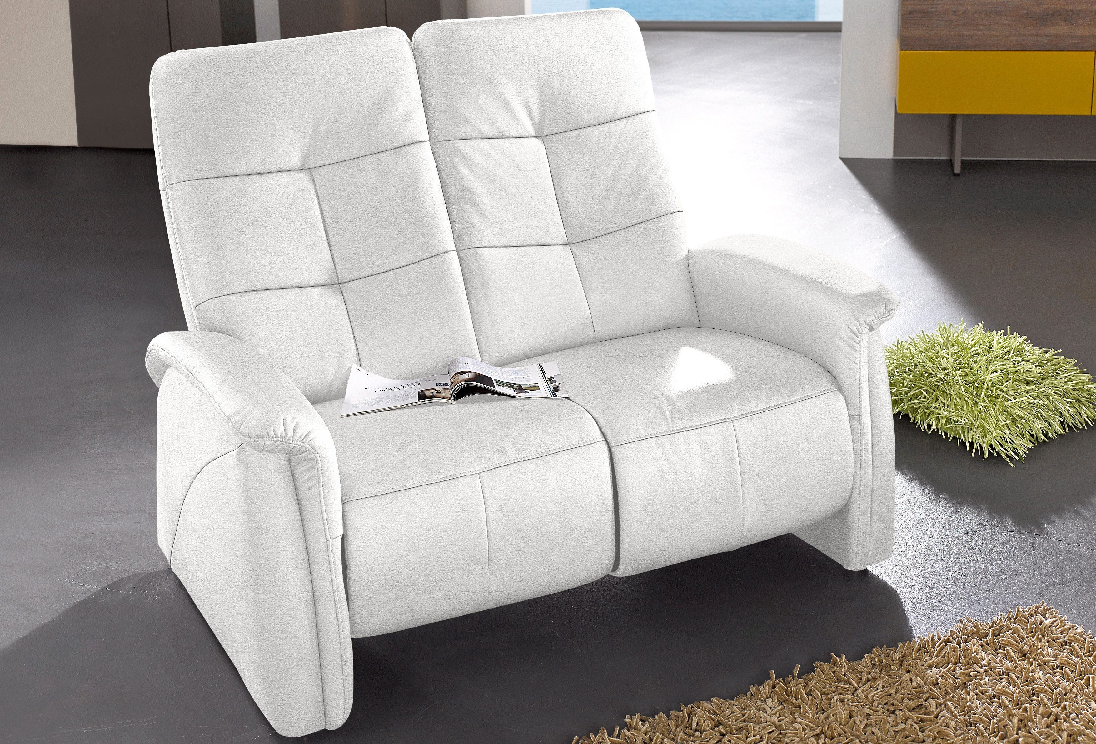 exxpo - sofa fashion 2-Sitzer Tivoli, Kinosofa, bequem und komfortabel durch die Relaxfunktion, (2-sitzig), schmale Armlehnen, hohe Rückenlehne
