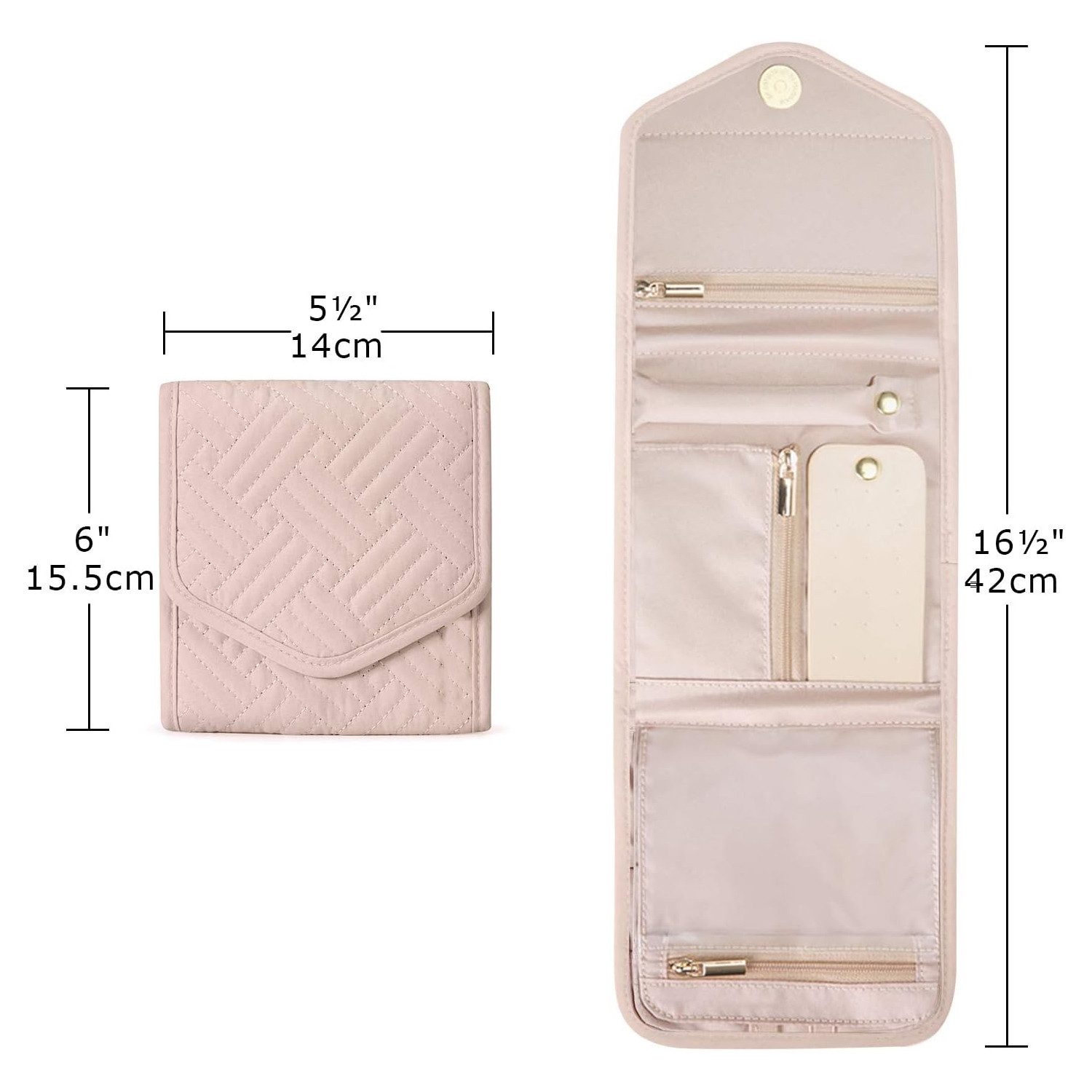 Coonoor Schmuckkasten Reise Schmuckaufbewahrung, Schmuck Organizer Tasche, günstig online kaufen