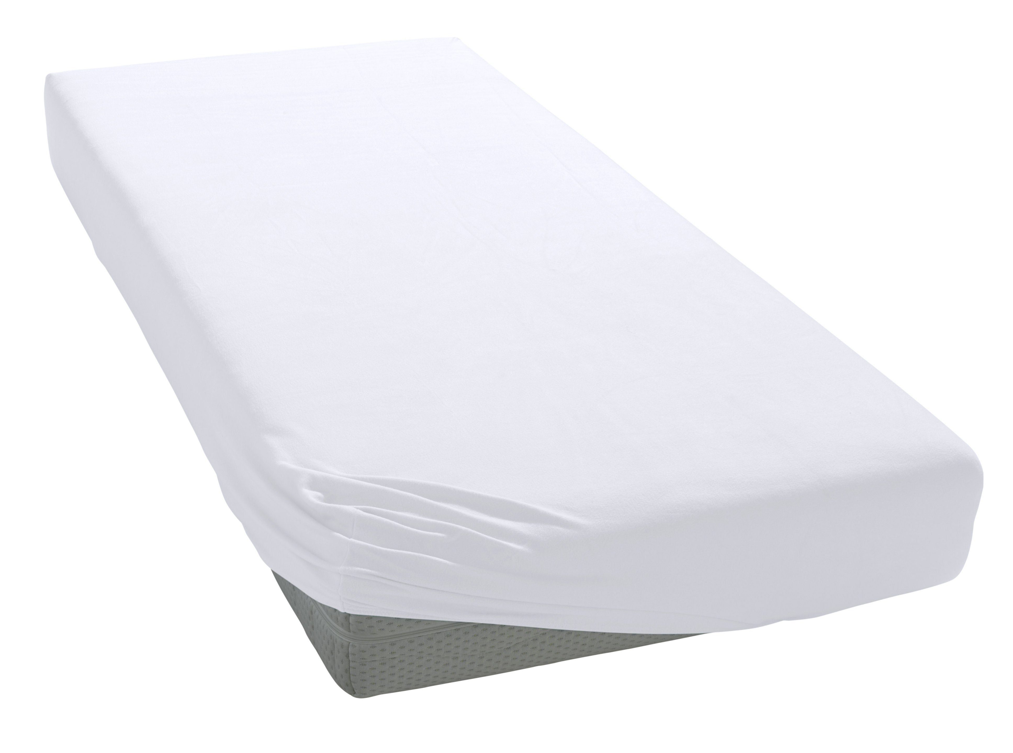 Estella Bettlaken Feinjersey, Jersey, Gummizug: rundum, (1 Stück), Rundumgummi