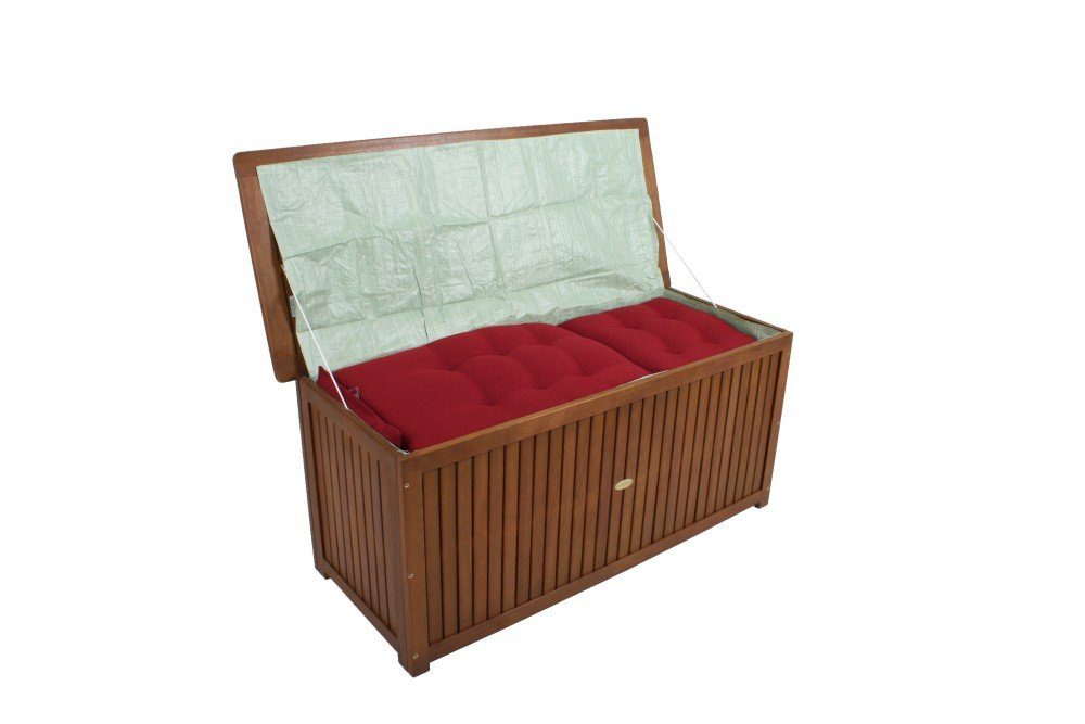 Garden Pleasure Auflagenbox (1 St), Auflagenbox Garten Box Truhe Auflagen Kissenbox Akazie Holz