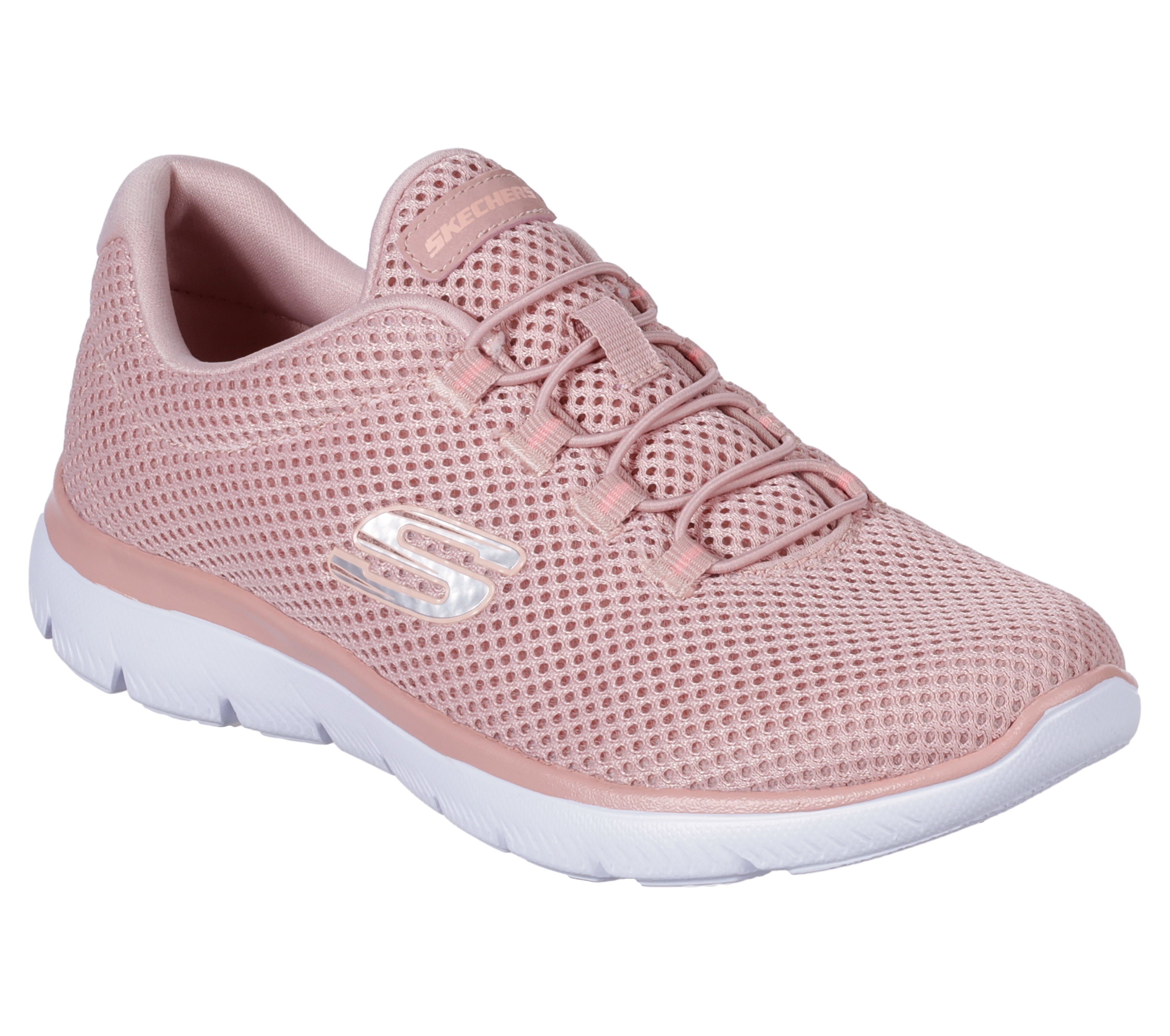 Skechers Summits Slip-On Sneaker Slipper, Freizeitschuh, Komfortschuh mit gepolstertem Schaftrand