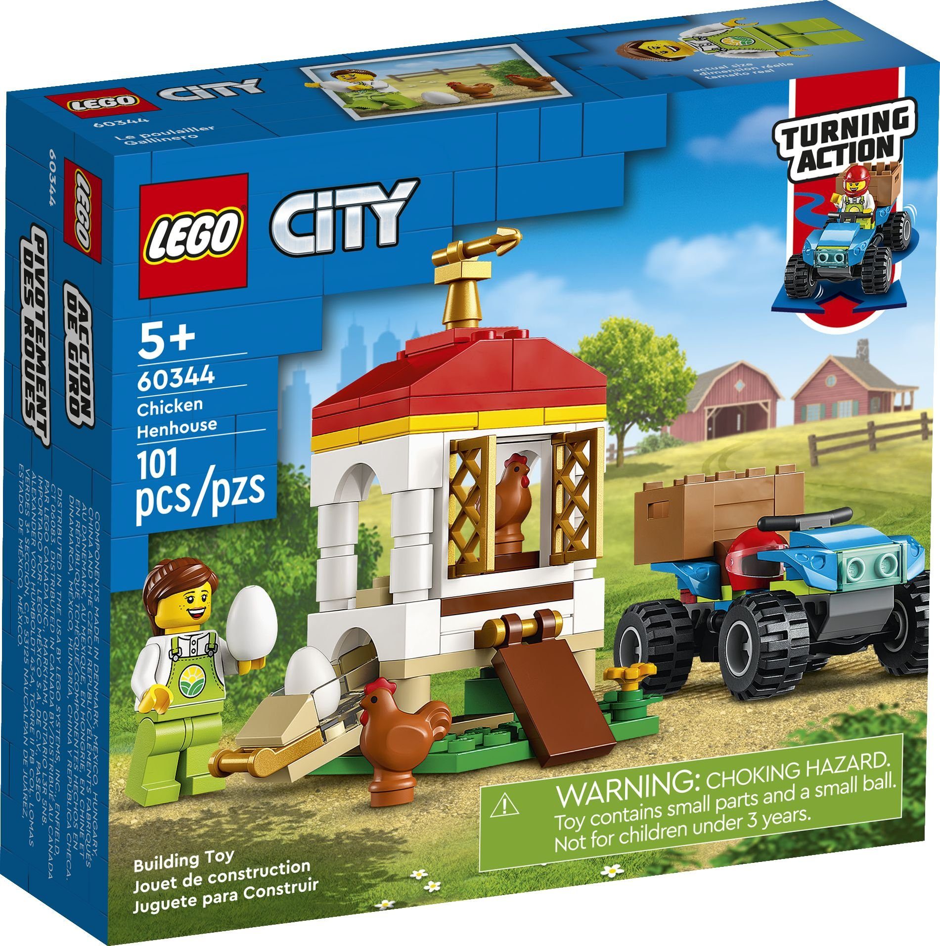 LEGO® LEGO® City 60344 Hühnerstall Konstruktionsspielsteine, günstig online kaufen