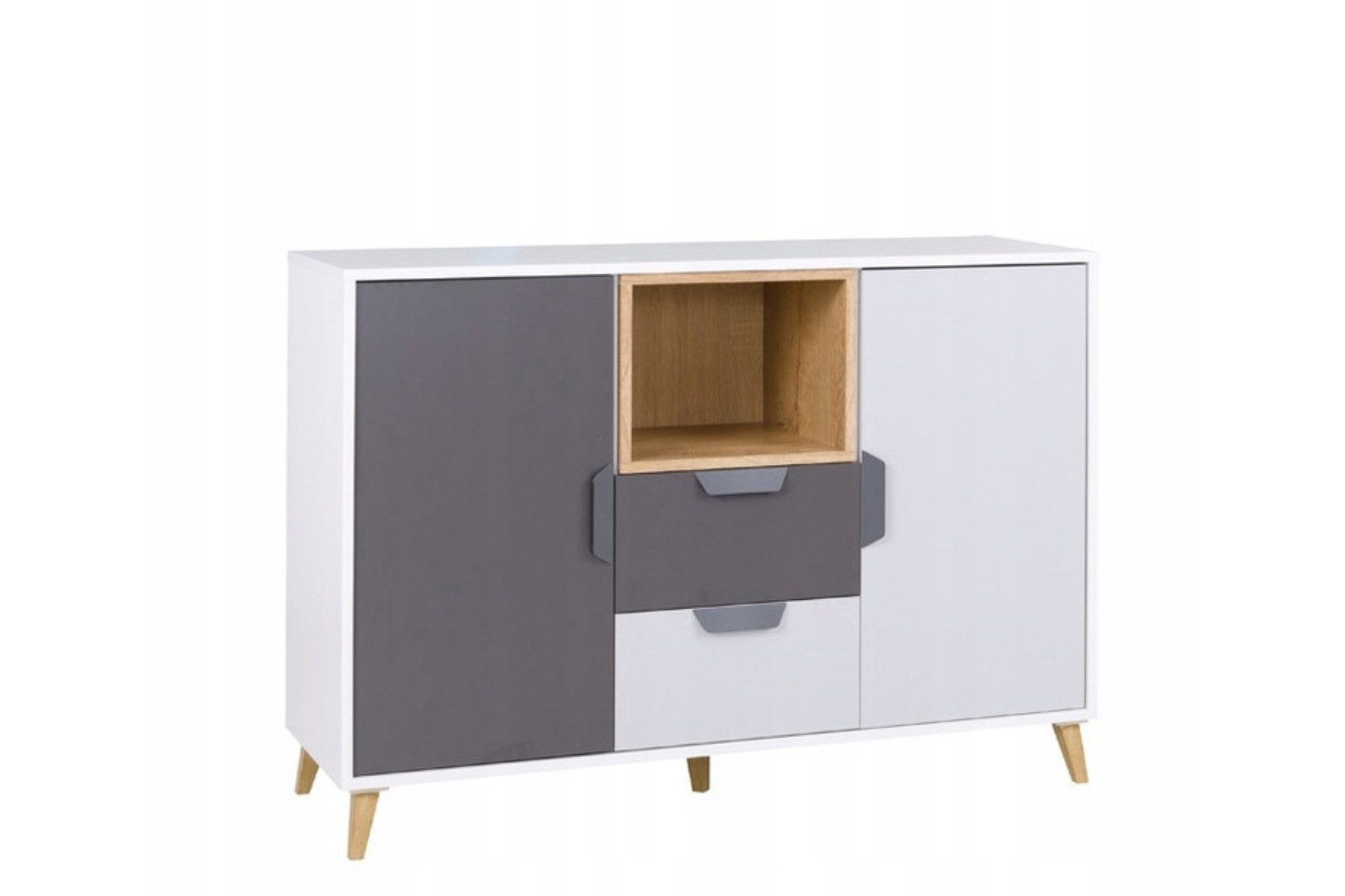 Kommode JUSTIN 8 Kinderkommode Jugendkommode Sideboard 120 cm breit