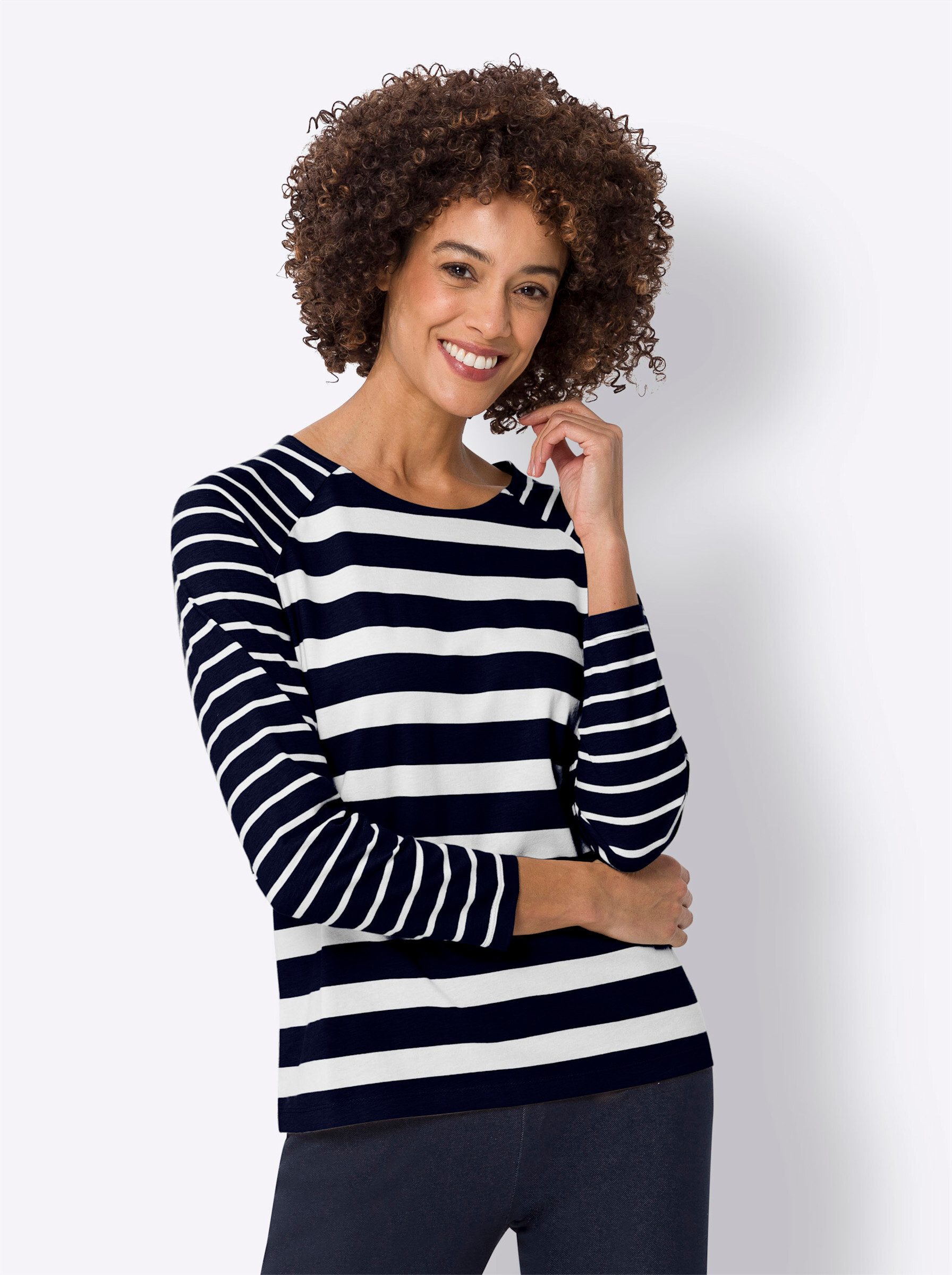 Sieh an! T-Shirt Langarmshirt . günstig online kaufen