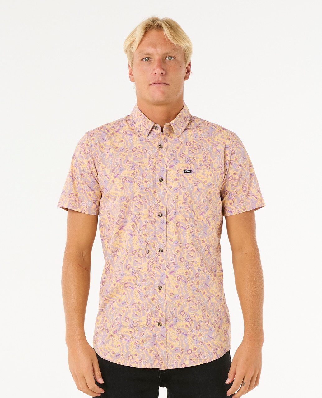 Rip Curl Kurzarmhemd Florales Riff-Shirt günstig online kaufen