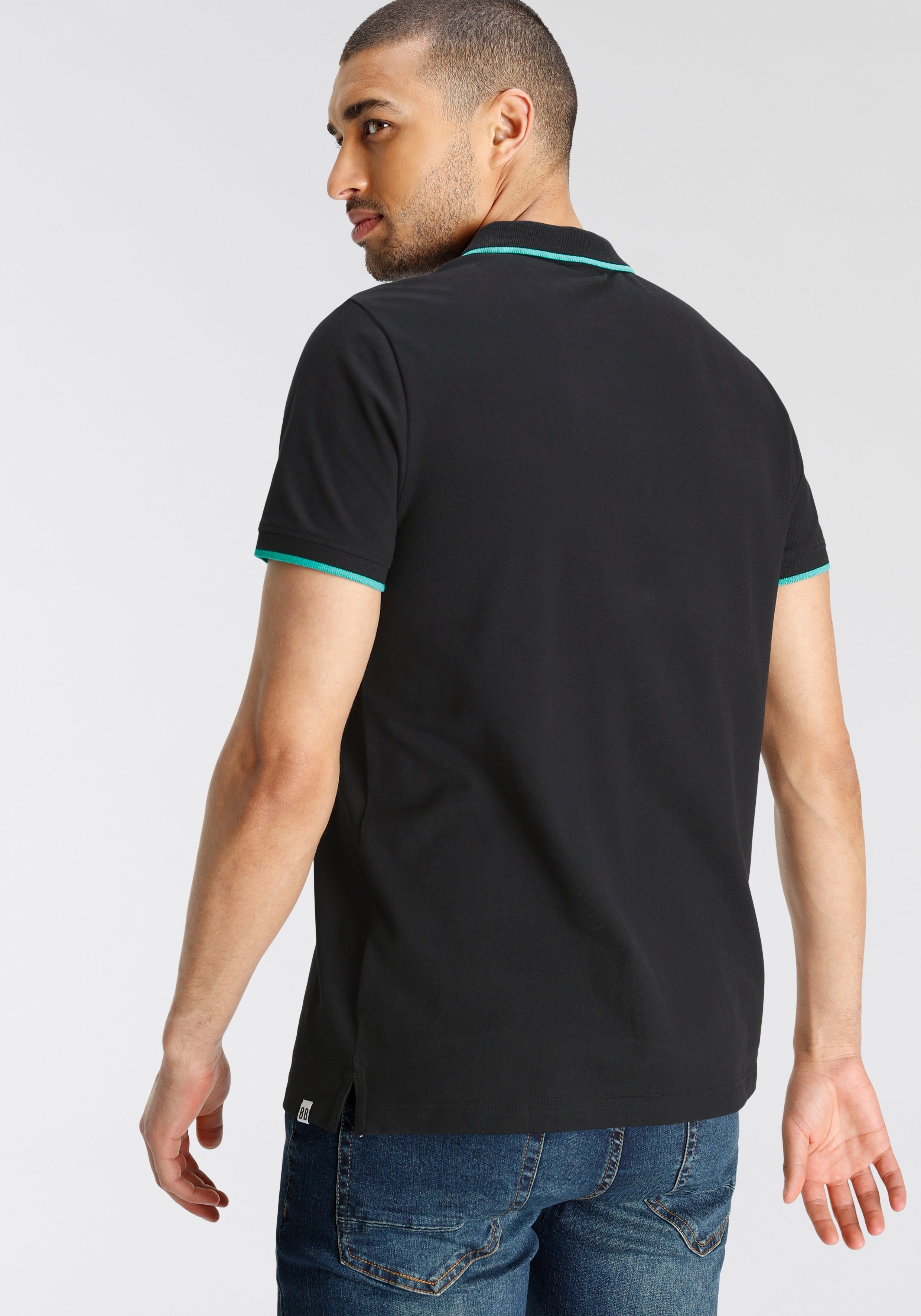 Bruno Banani Poloshirt, Mit Elasthan für perfekten Tragekomfort