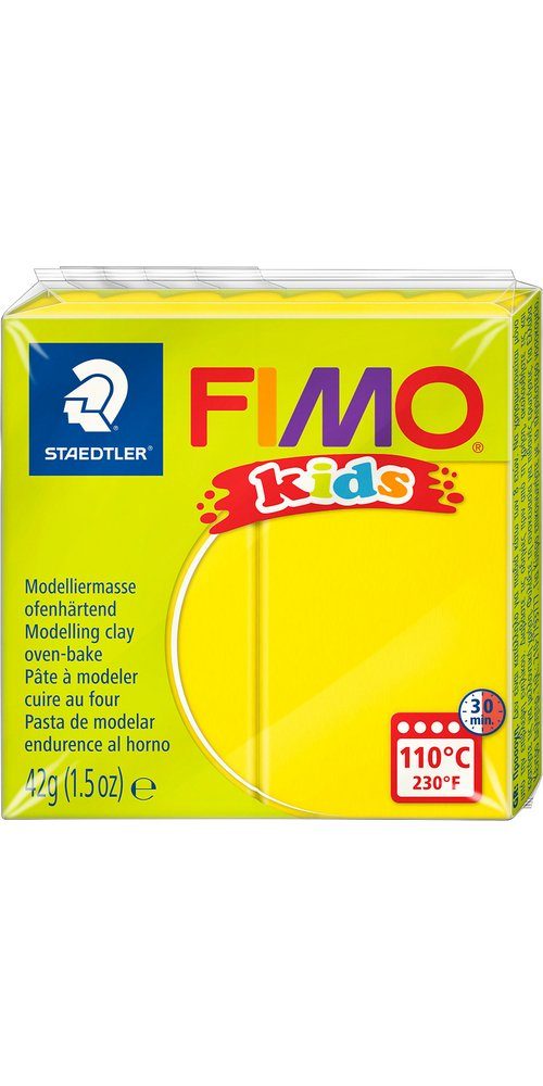 g Gelb Modelliermasse kids, FIMO 42