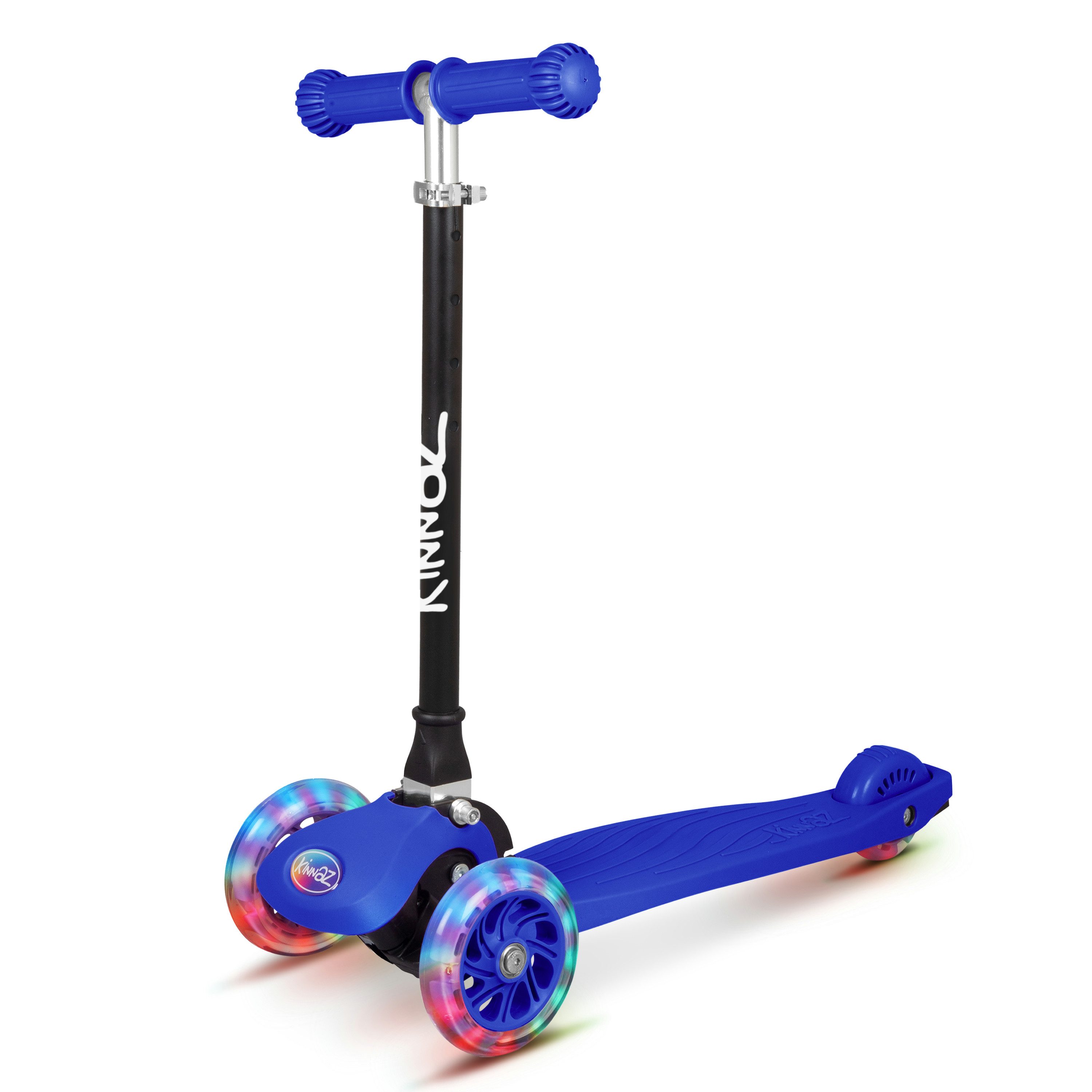 Dreiradscooter Kinderroller ab 3 Jahre, LED, faltbar, Premium, Roller Kinder 4 Jahre