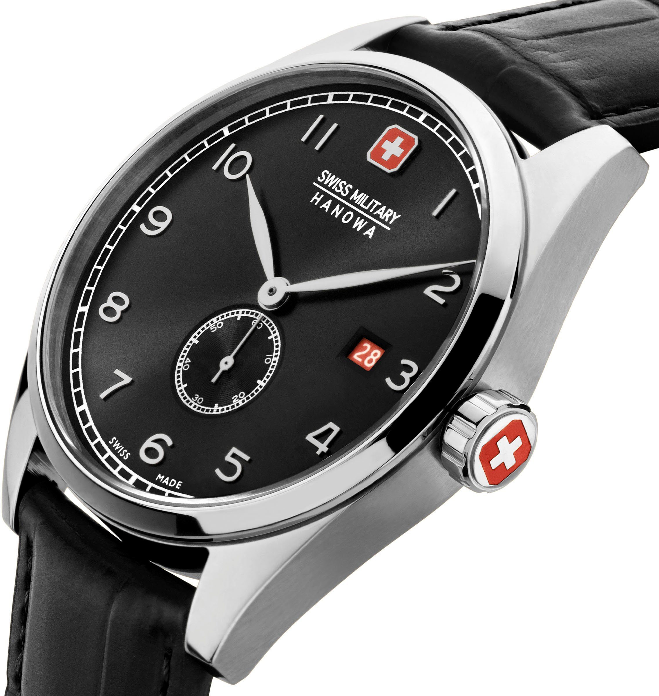 Military Swiss SMWGB0000703 Quarzuhr LYNX, Hanowa Schwarz