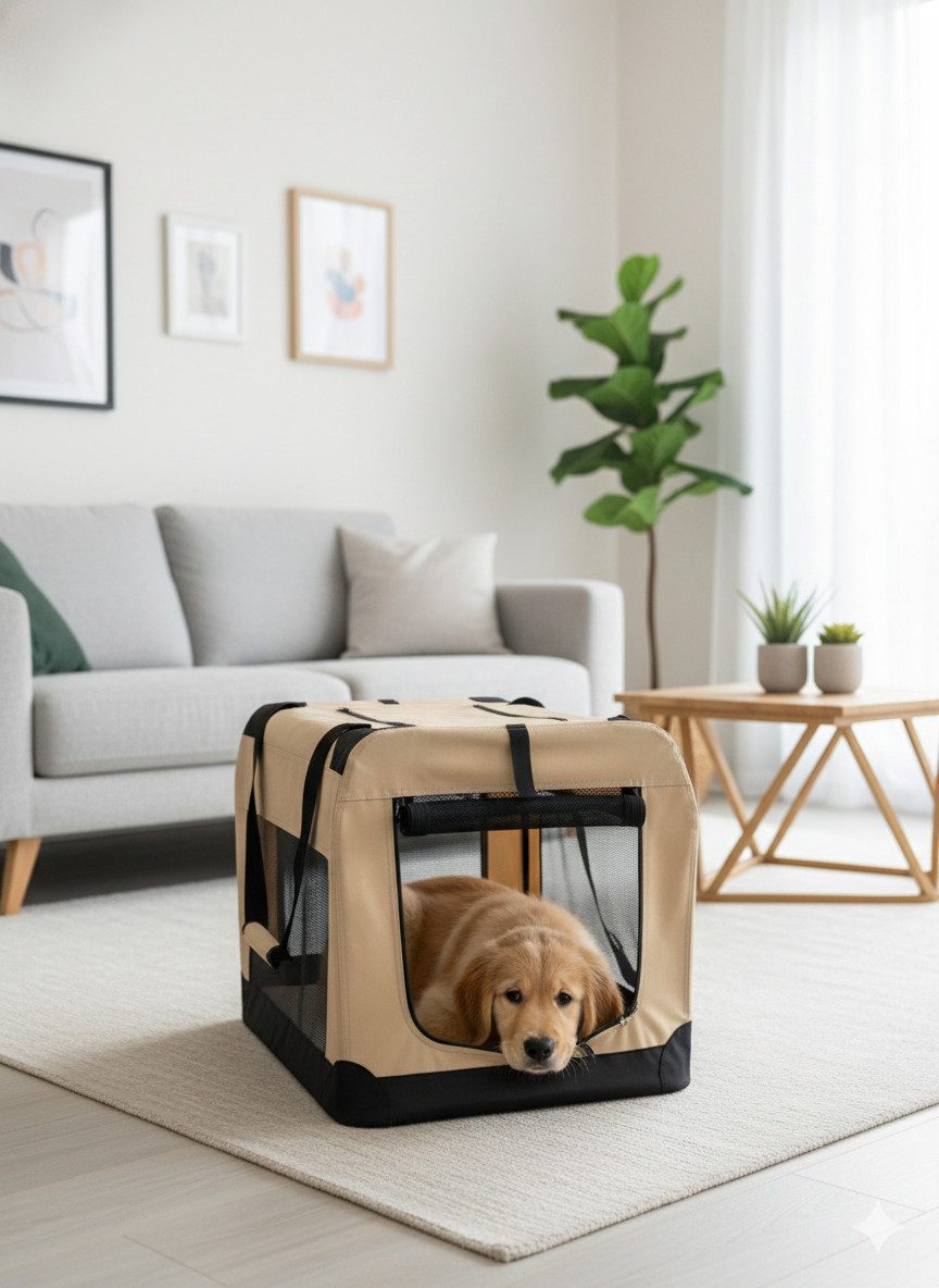 BruKa Tiertransportbox Bello Hundebox Hundetransportbox faltbar Autotransportbox Katzen Hunde, verschieden Farben und Größen erhältlich