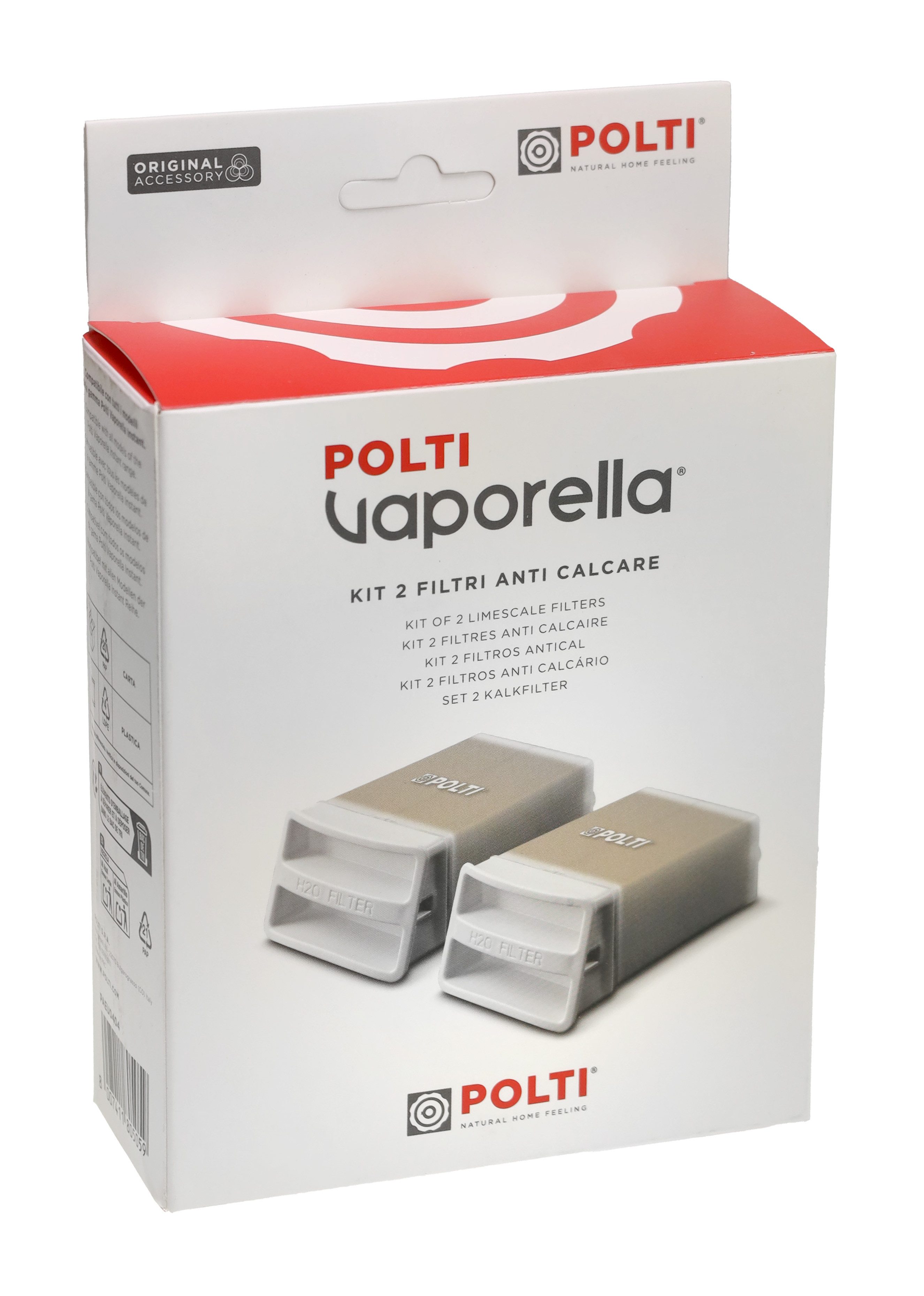 Ersatzfilter POLTI PAEU0404 Kalkfilter für Vaporella Instant Dampfbügelstationen