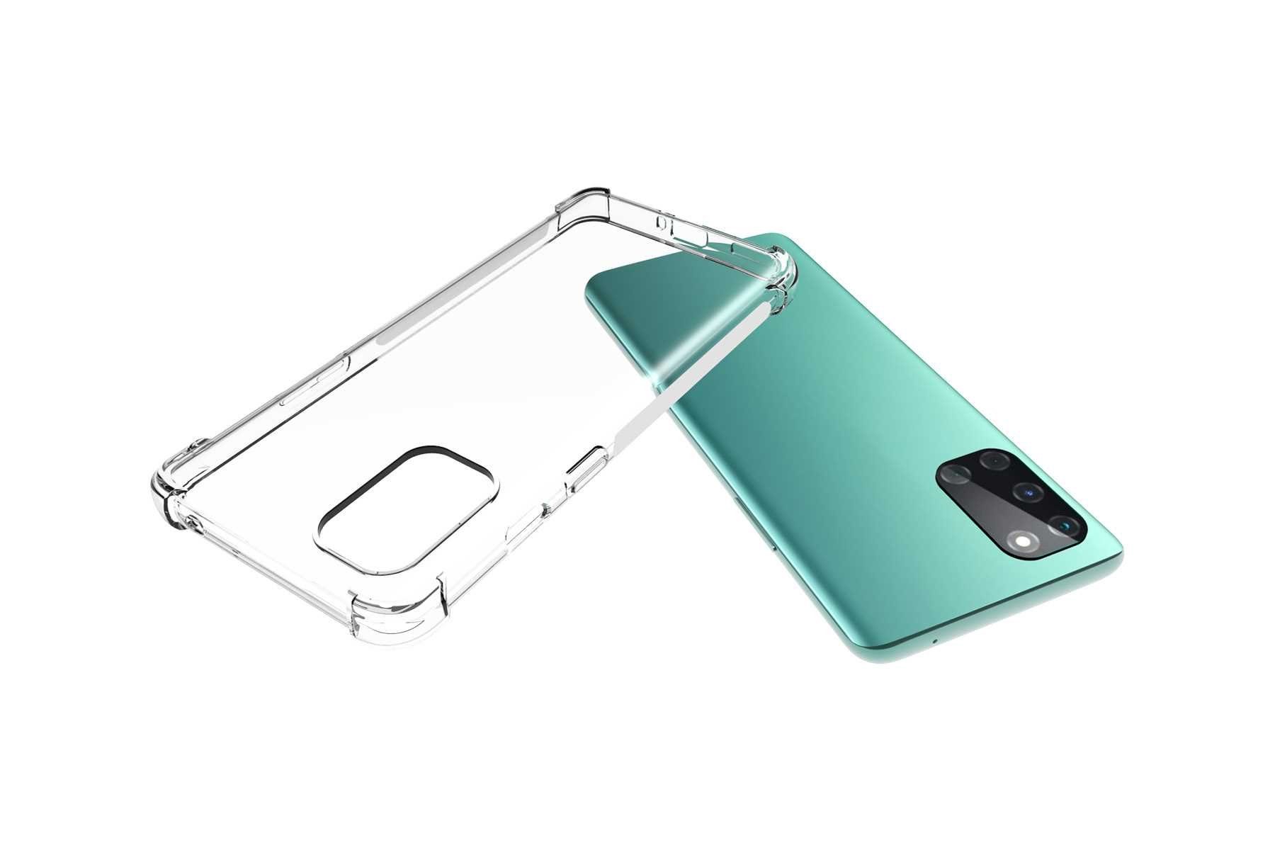 mtb more energy Smartphone-Hülle Clear Armor Case für OnePlus 8T, Transparente TPU Schutzhülle Case Backcover mit Anti-Shock Verstärkung