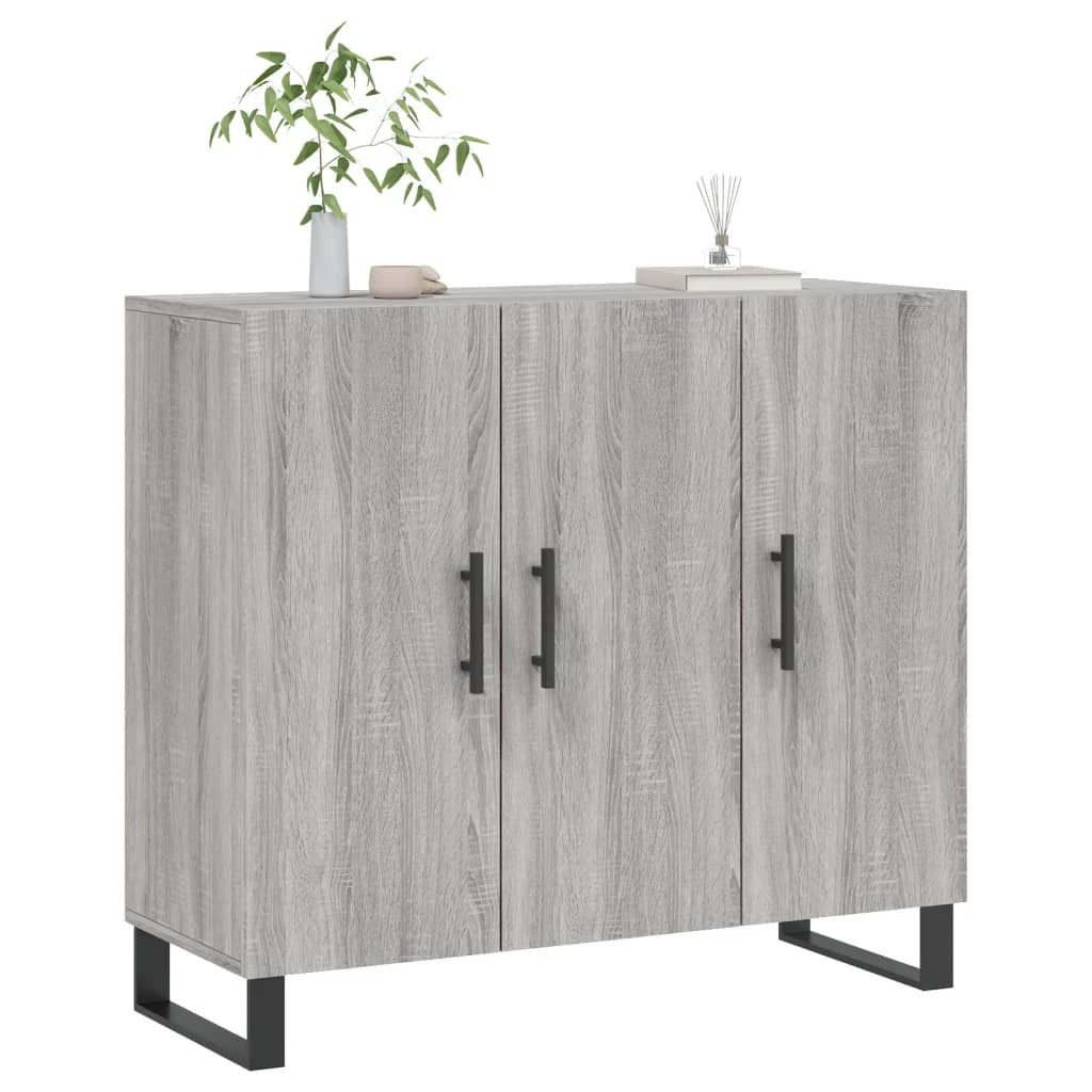 vidaXL Sideboard Sideboard Grau Sonoma 90x34x80 günstig online kaufen