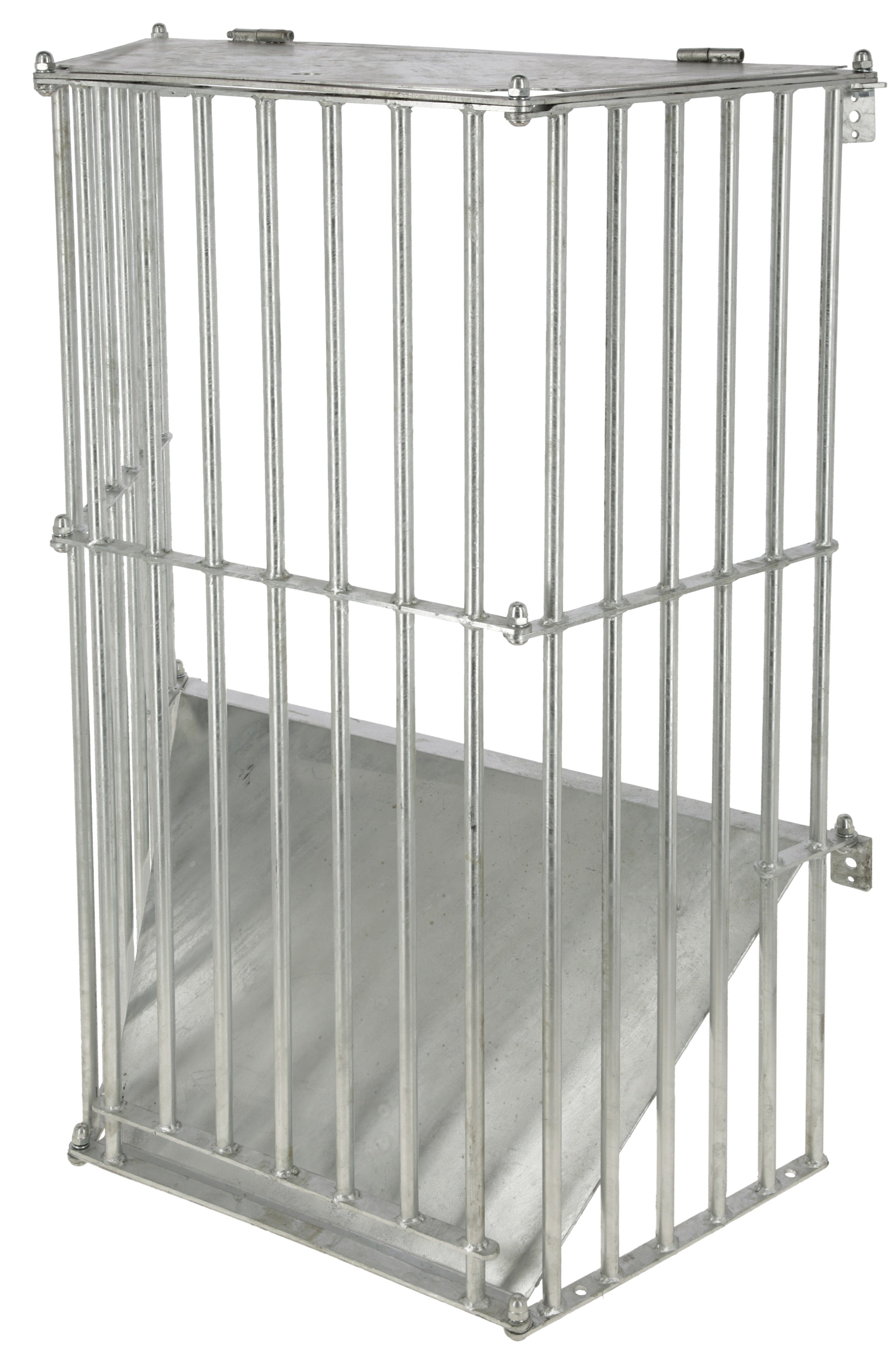 Futterstation Kerbl Futterraufe SlowFeed Plus Heuraufe aus Metall zur Wandmontage