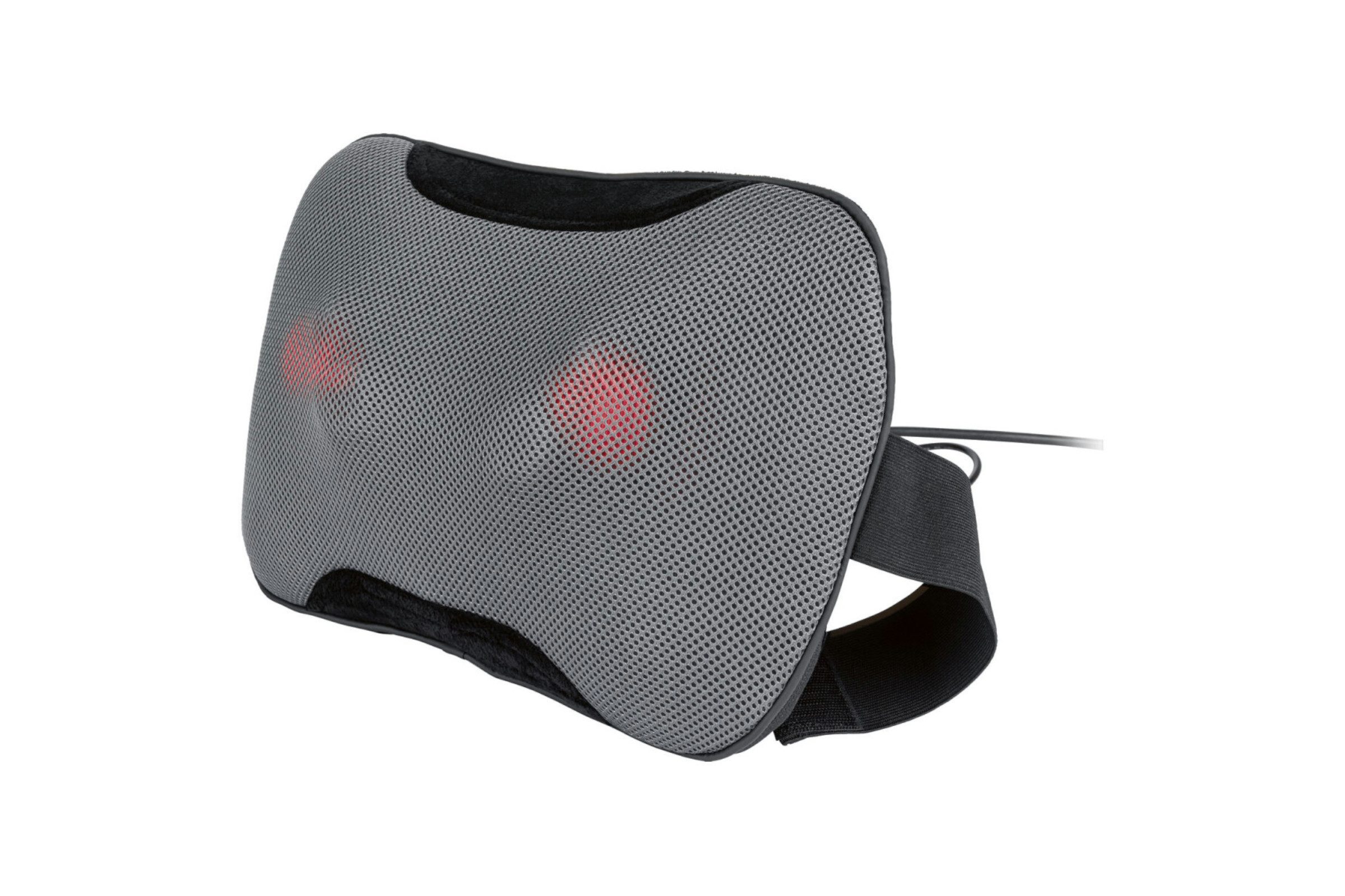 SilverCrest Shiatsu-Massagekissen Silvercrest Personal Care Shiatsu Massagekissen Wärmefunktion Rücken, 1-tlg., Kein Set, zuschaltbare Wärmefunktion mit Licht